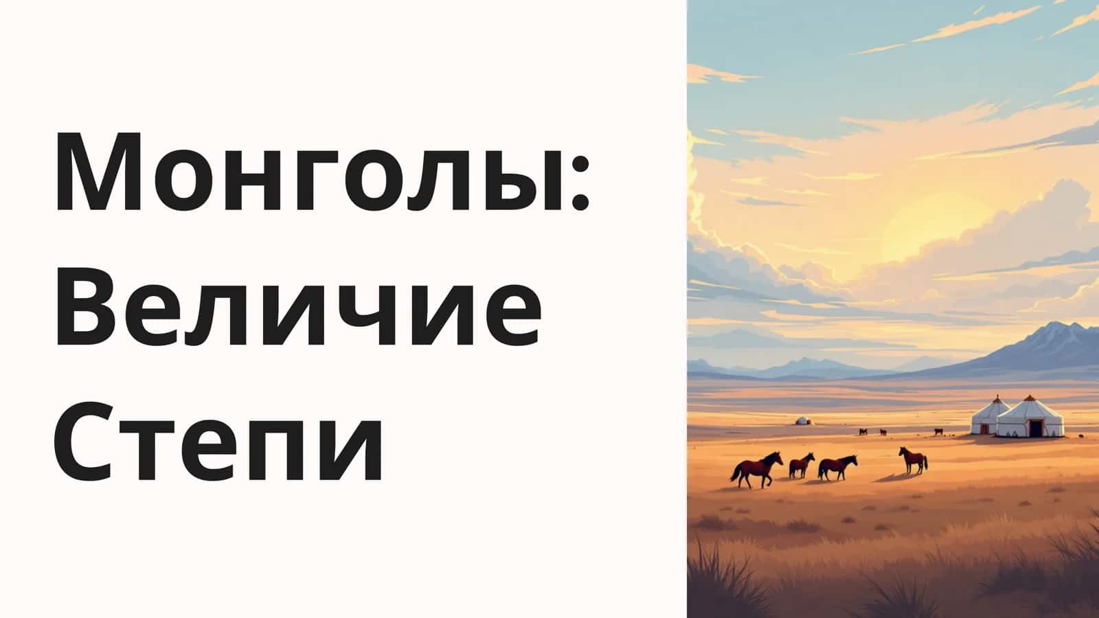 Монголы Величие Степи 1