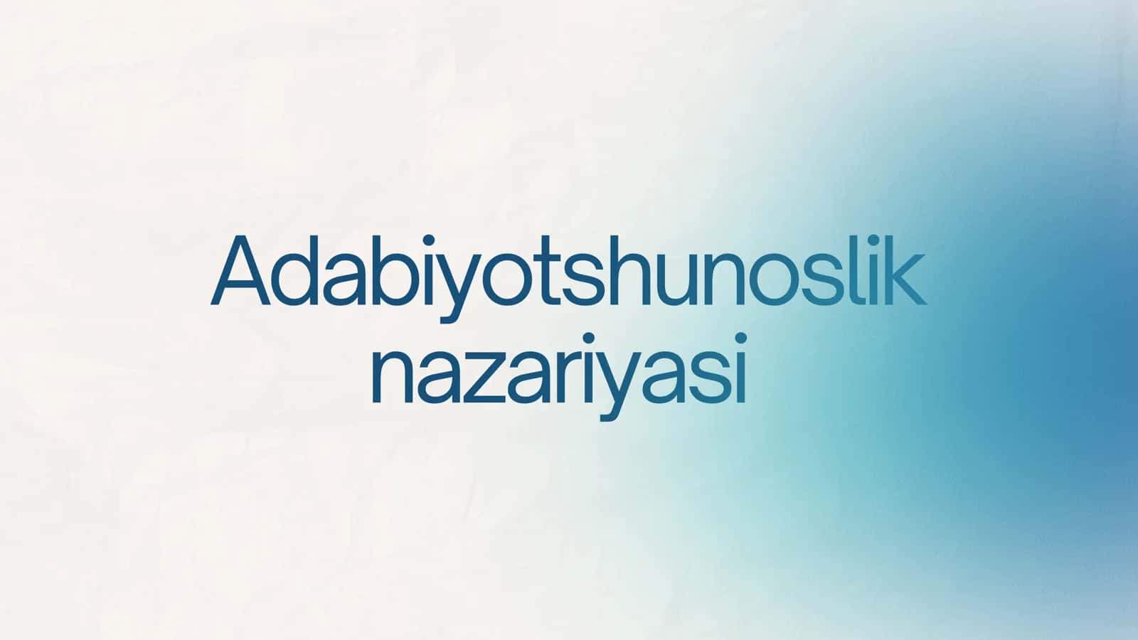 Abdulla Qahhor hikoyalarida uslub 1