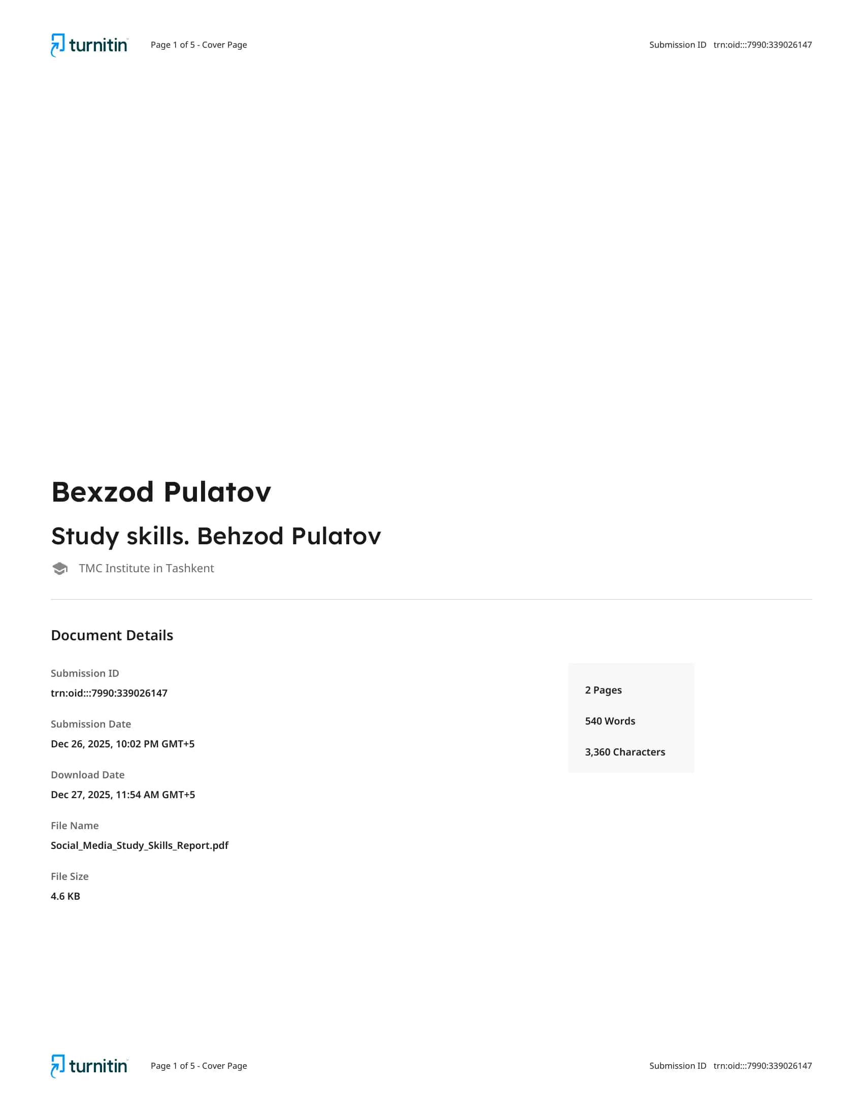 Study skills 1