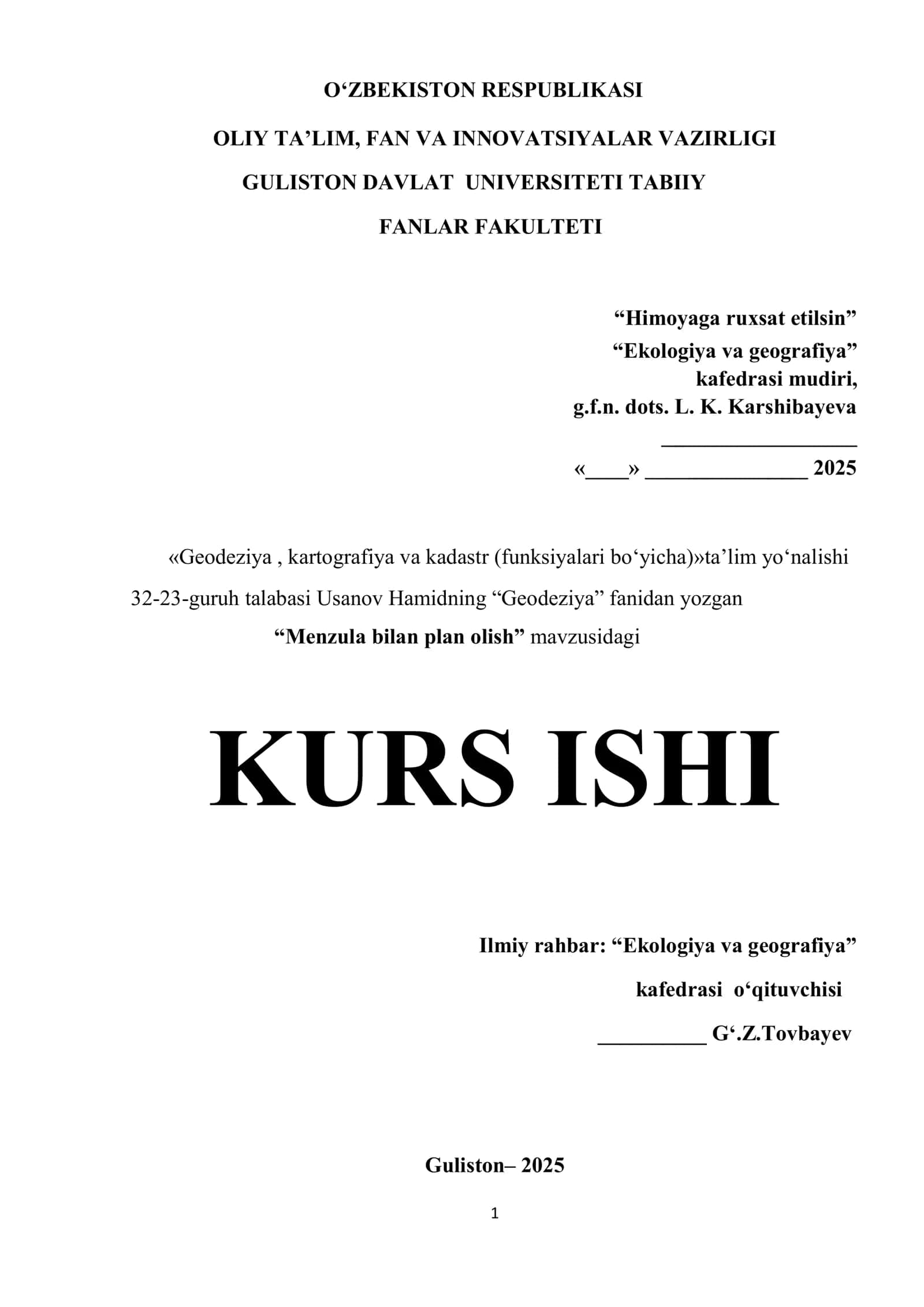 Menzula bilan plan olish 1