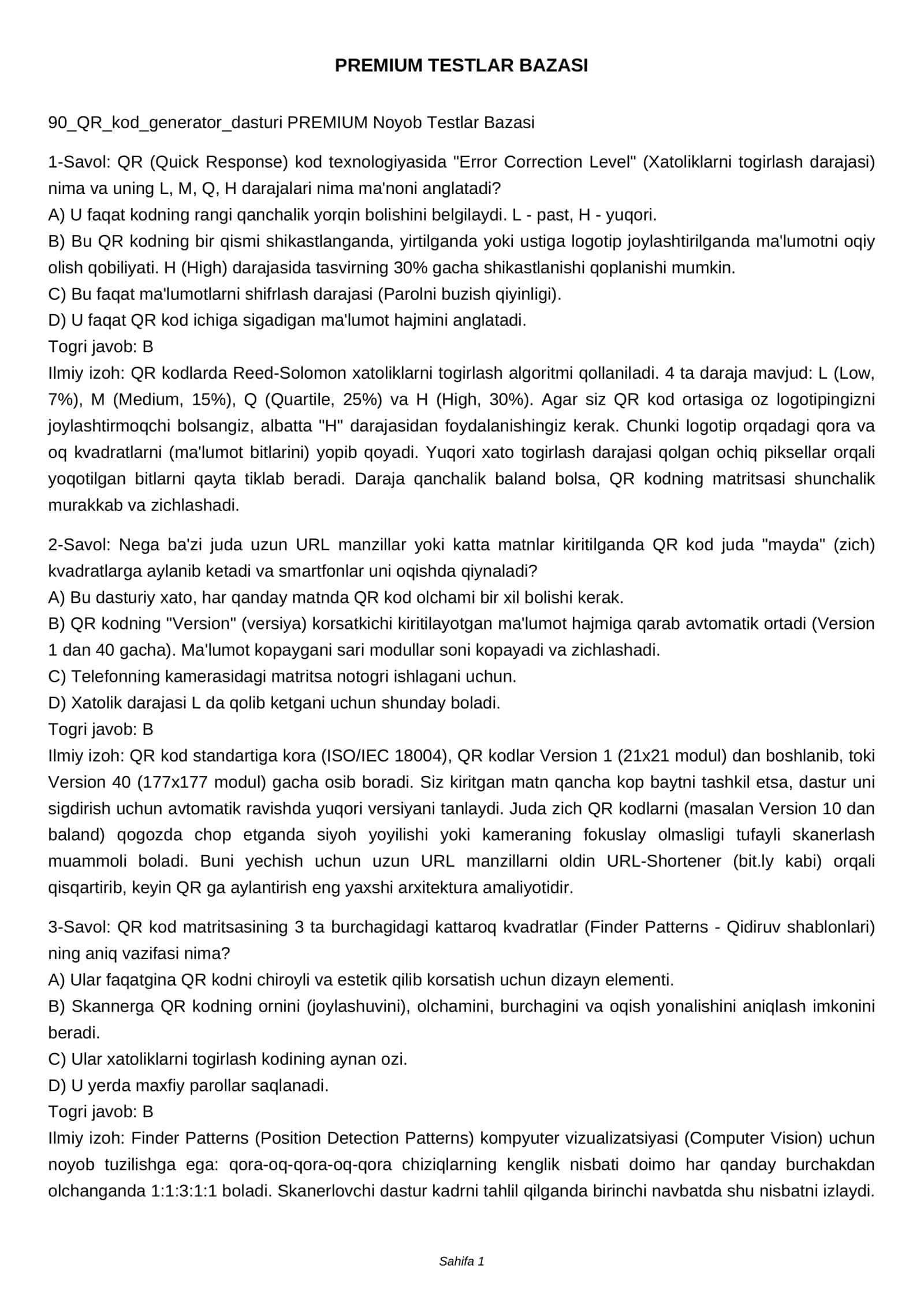 90_QR_kod_generator_dasturi PREMIUM Noyob Testlar Bazasi 1