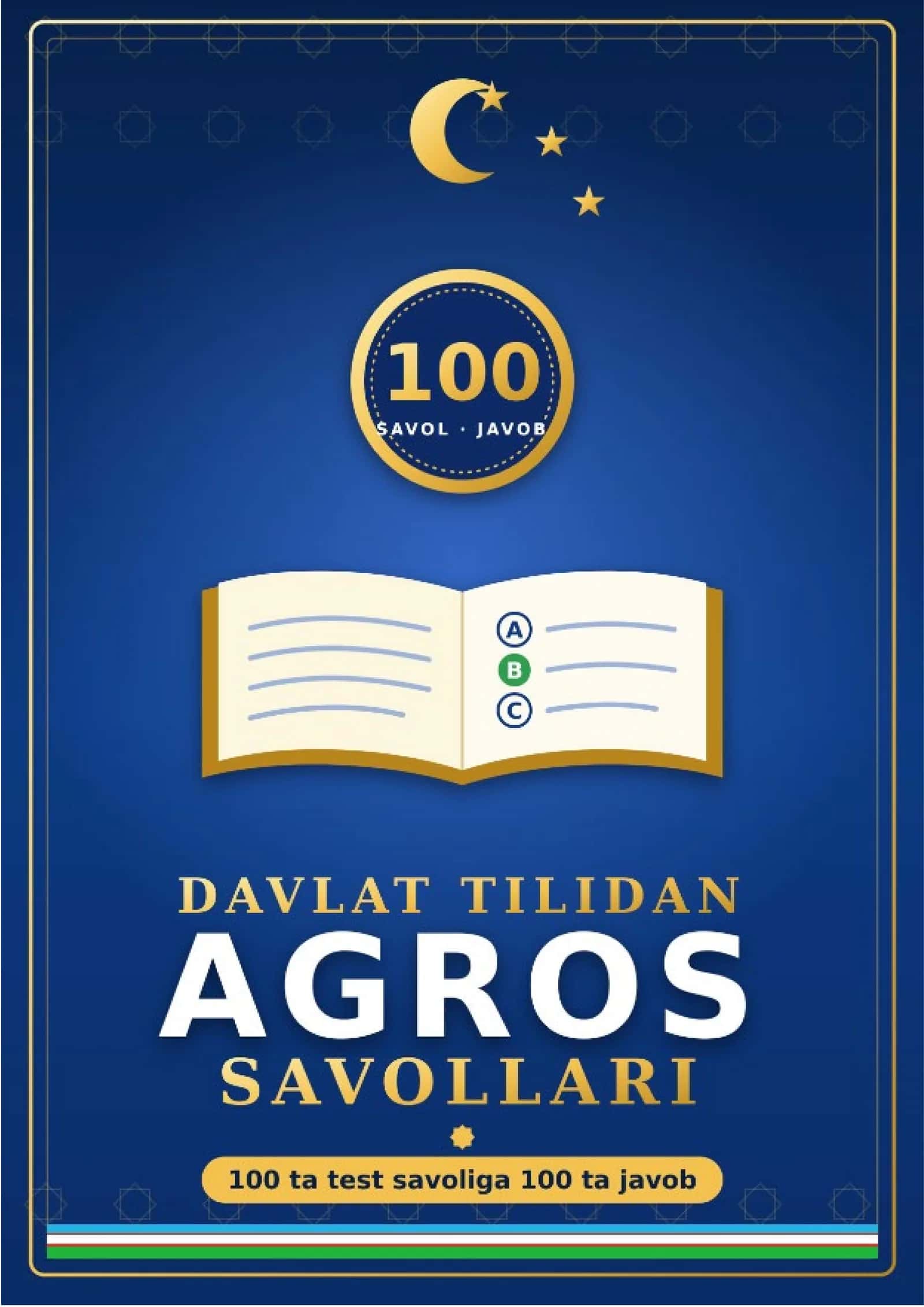 DAVLAT TILIDAN AGROS TEST SAVOLLARI (2026) 1