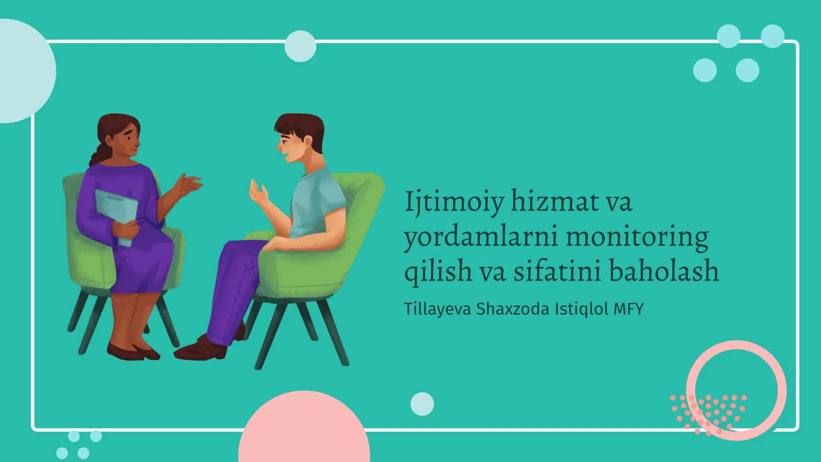 Monitoring jarayonini rejalashtirish 1