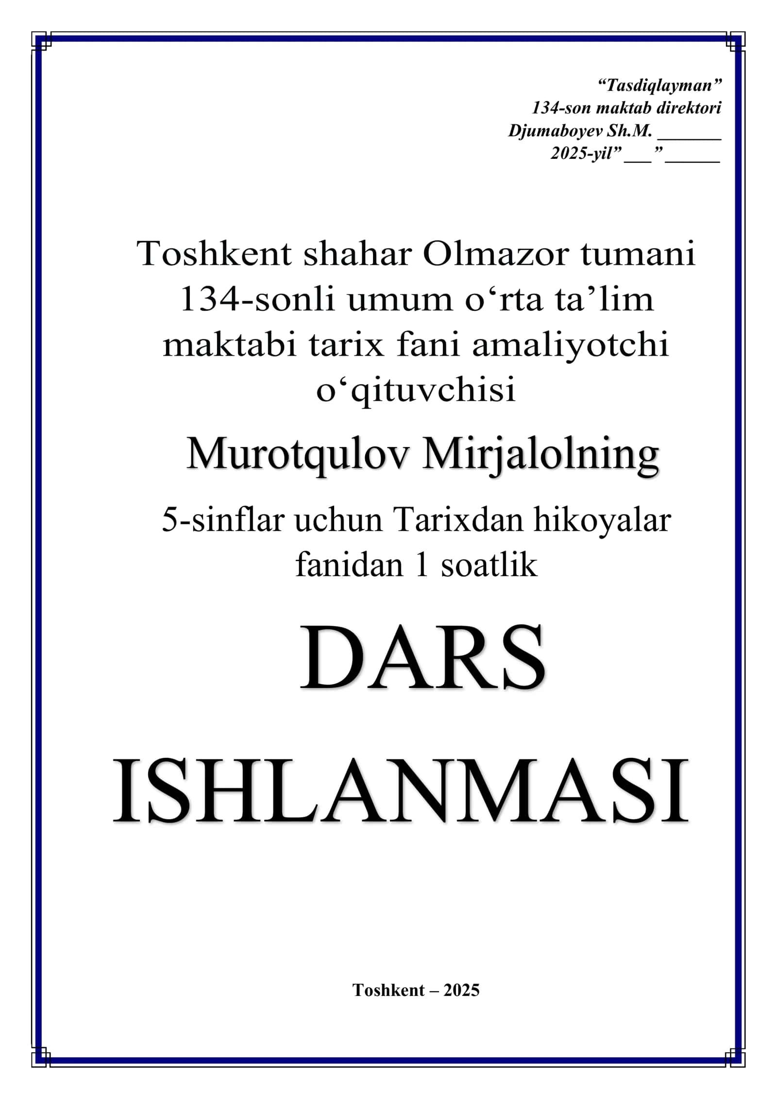 XRONOLOGIYA HAQIDA 1