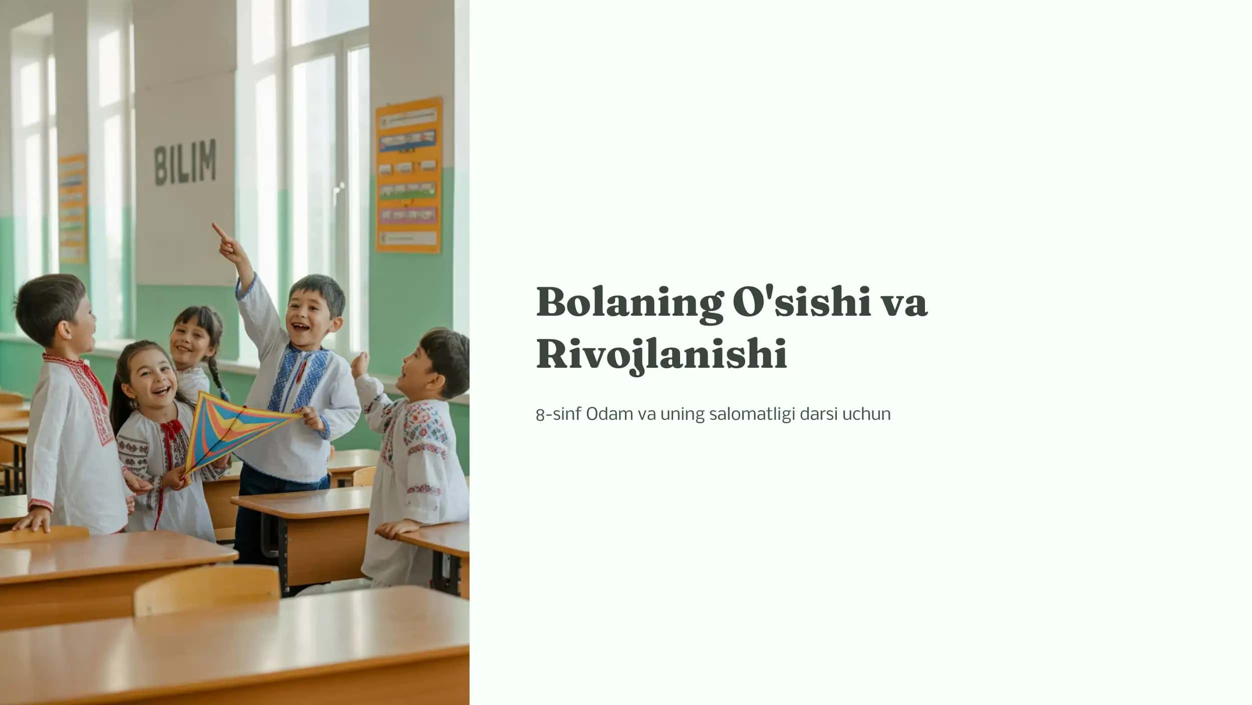 Bolaning O'sish va Rivojlanishi 1