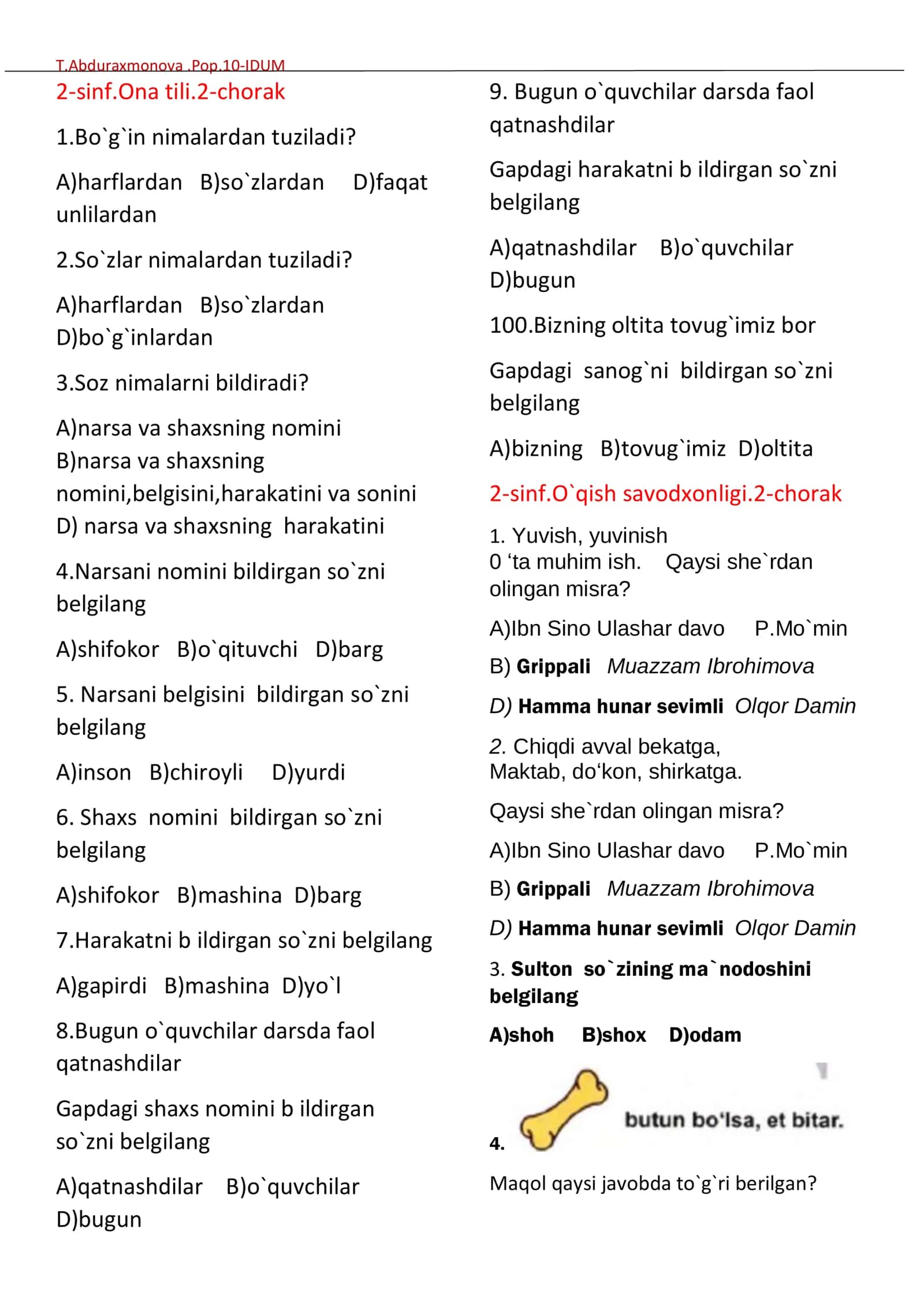 T.Abduraxmonova.Pop.10-IDUM 1