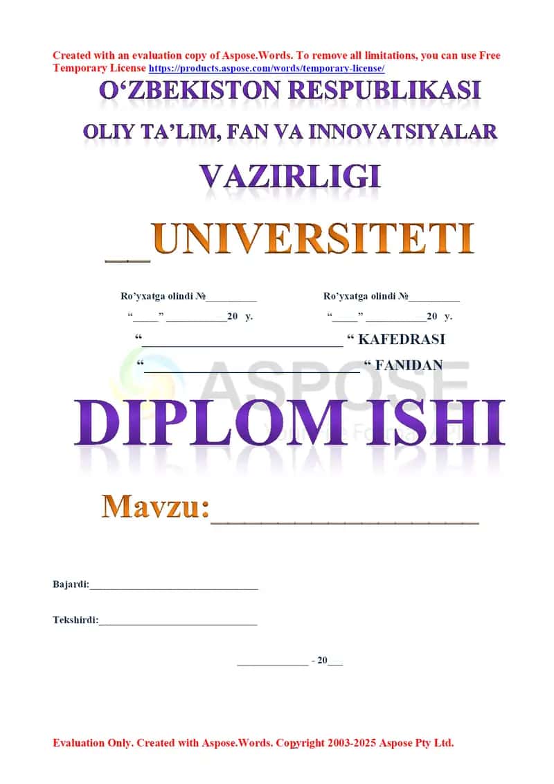 O’rta Osiyo olimlarining toponimika fani rivojiga qo’shgan hissasi (Diplom ishi) 1