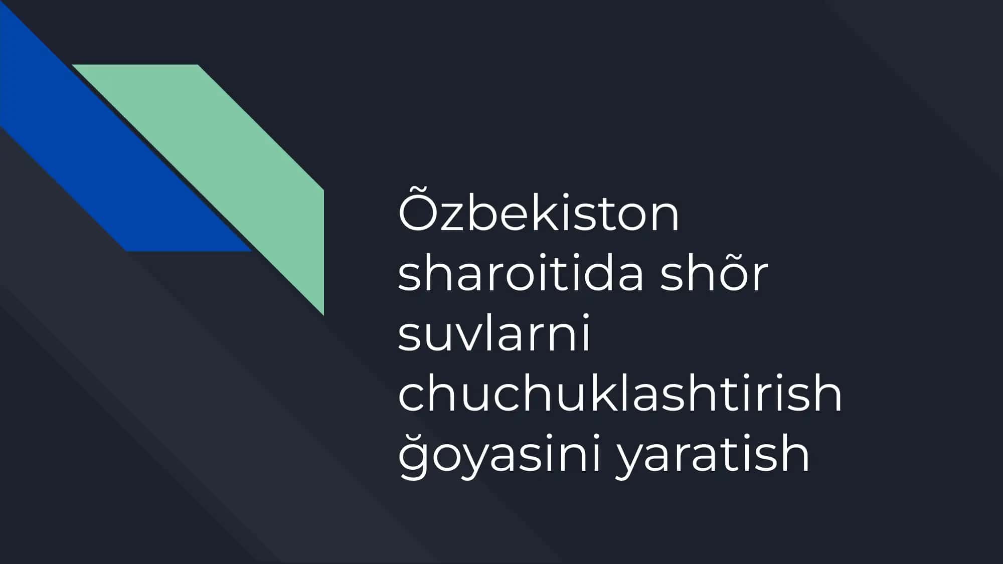 Tags:Õzbekiston sharoitida shõr suvlarni chuchuklashtirish ğoyasini yaratish 1