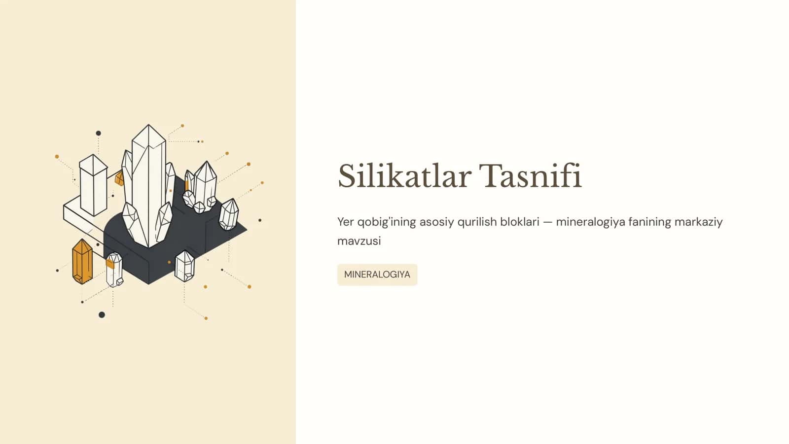 Silikatlar Tasnifi 1