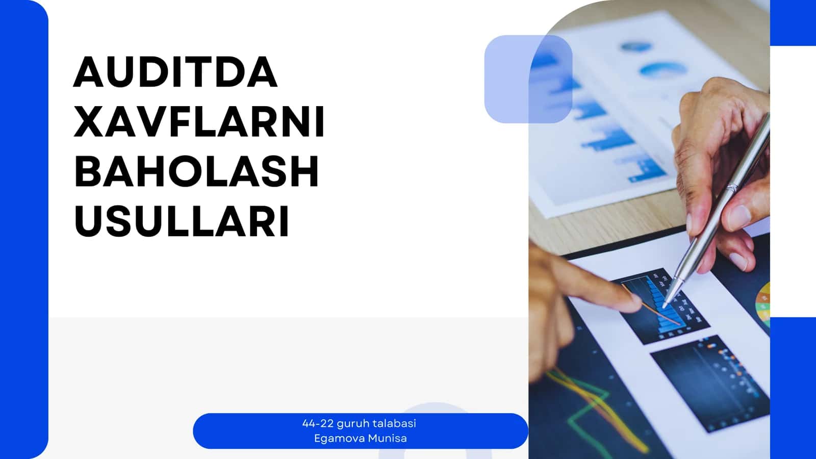 Auditorlarning vazifalari va javobgarligi 1