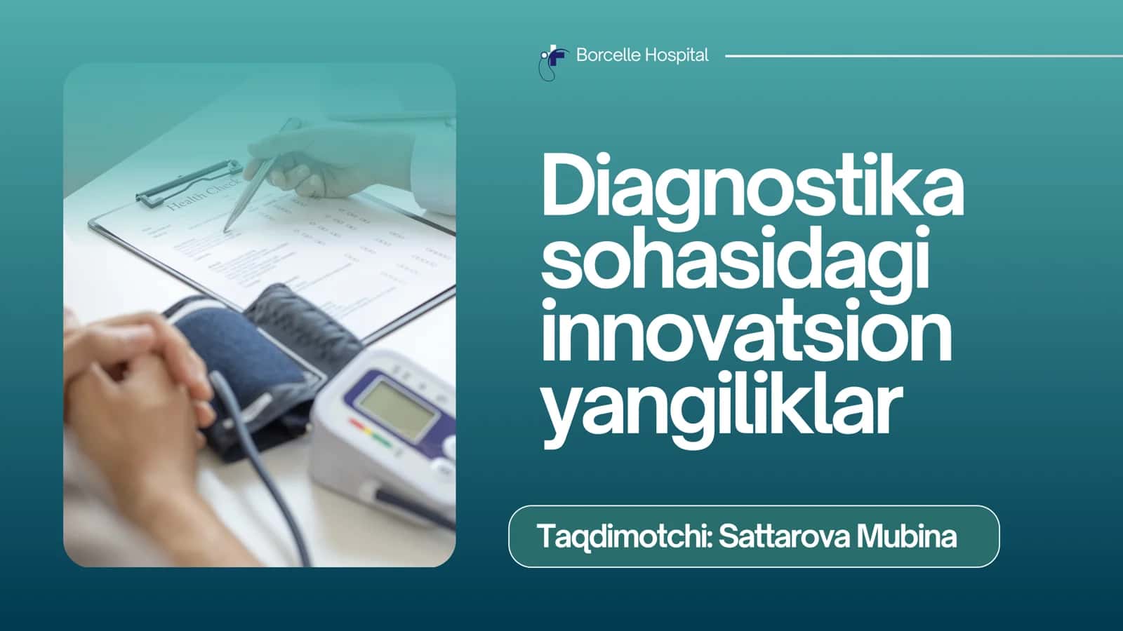 Diagnostika sohasidagi innovation tadqiqotlar 1