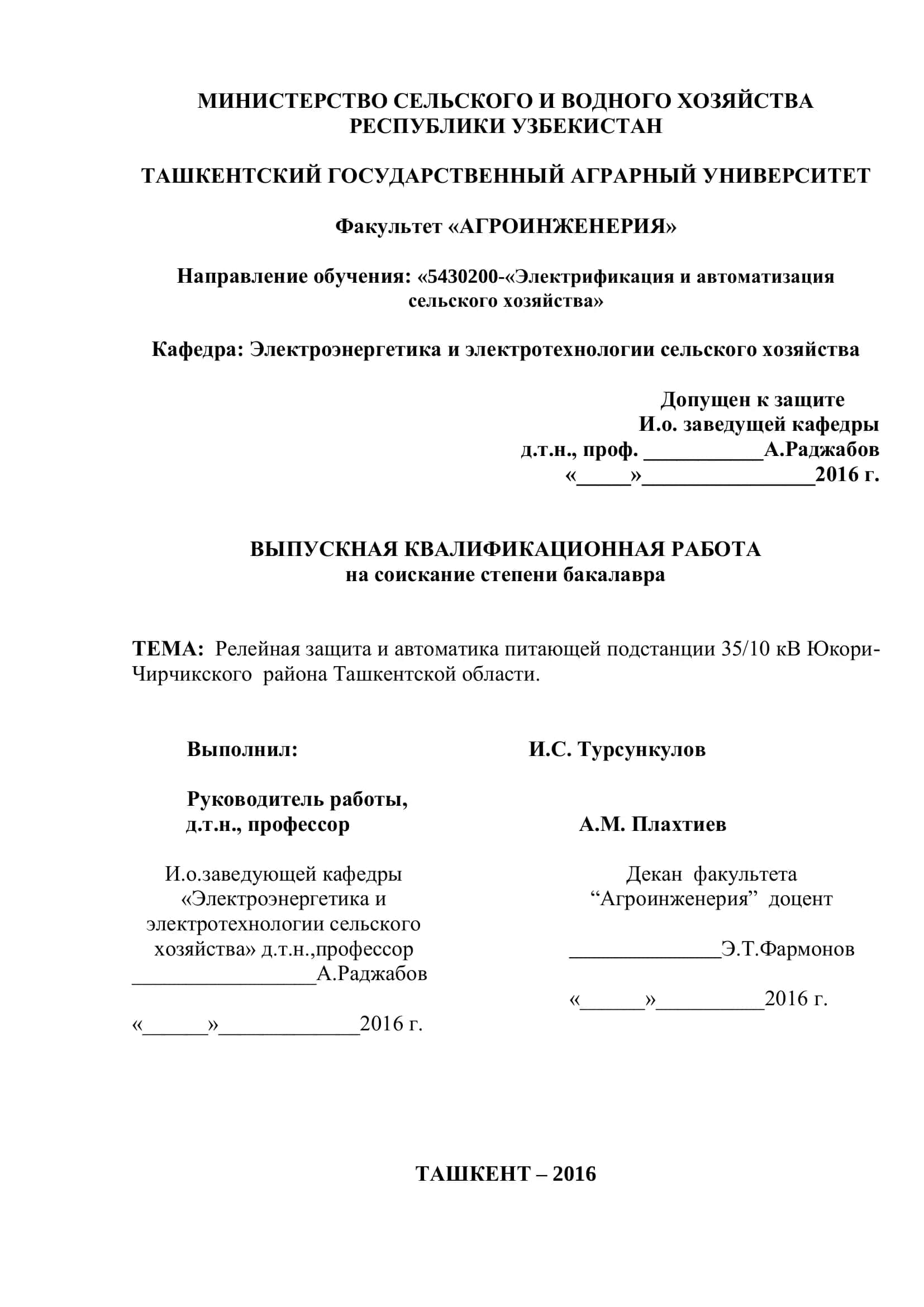 ВЫПУСКНАЯ КВАЛИФИКАЦИОННАЯ РАБОТА 1