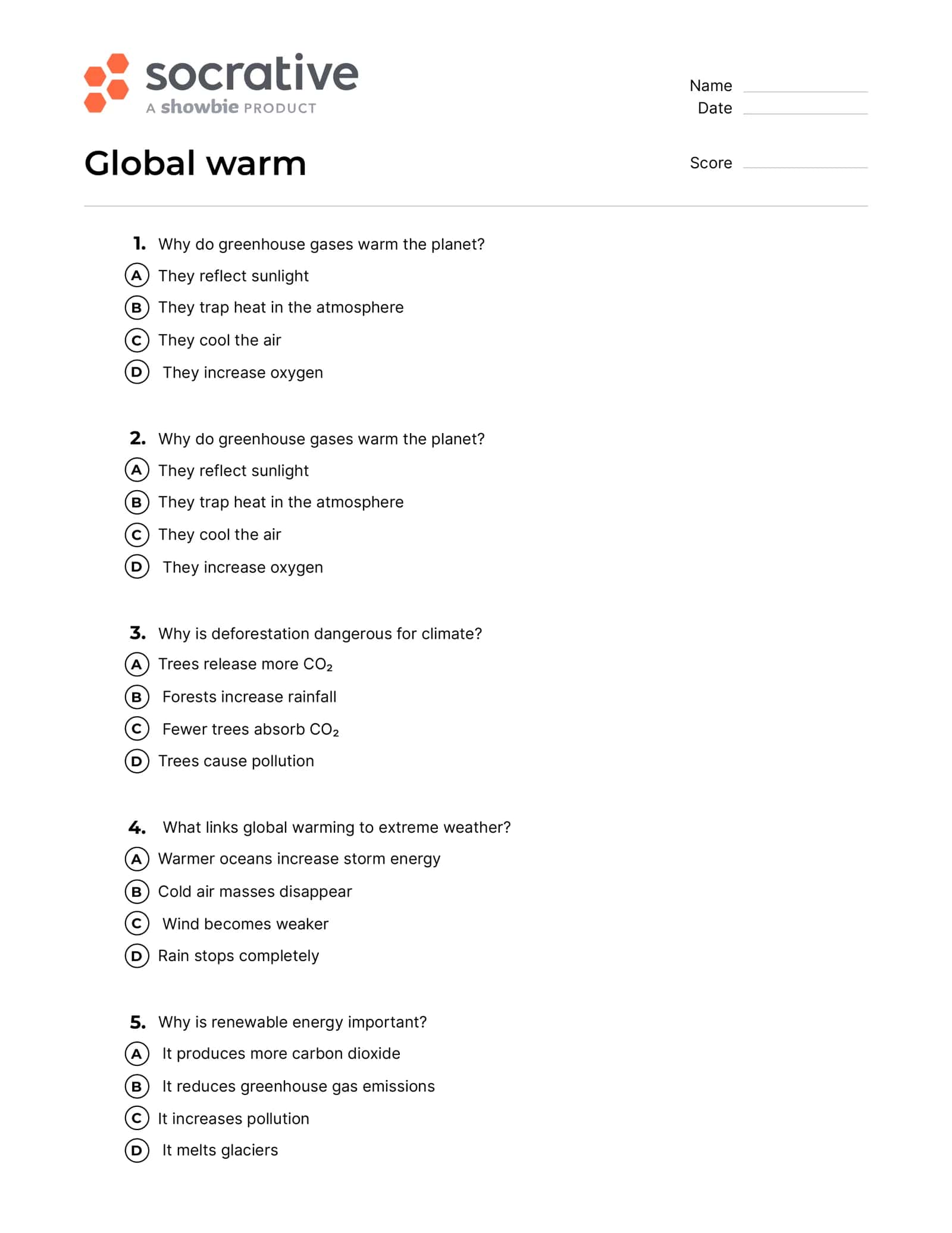 Global warm 1