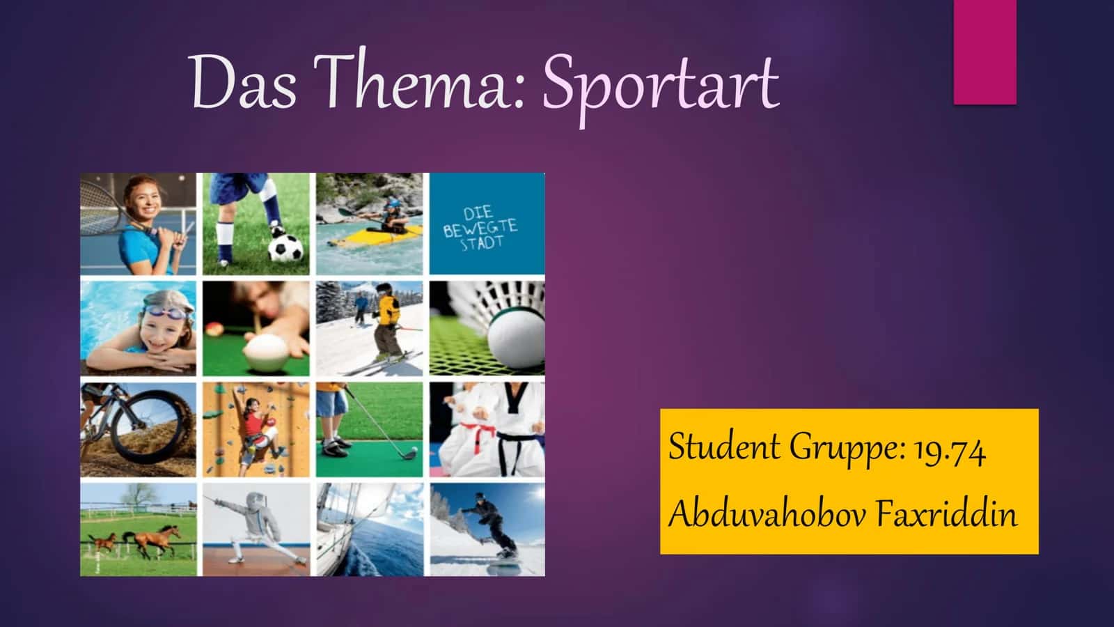 Sportart 1