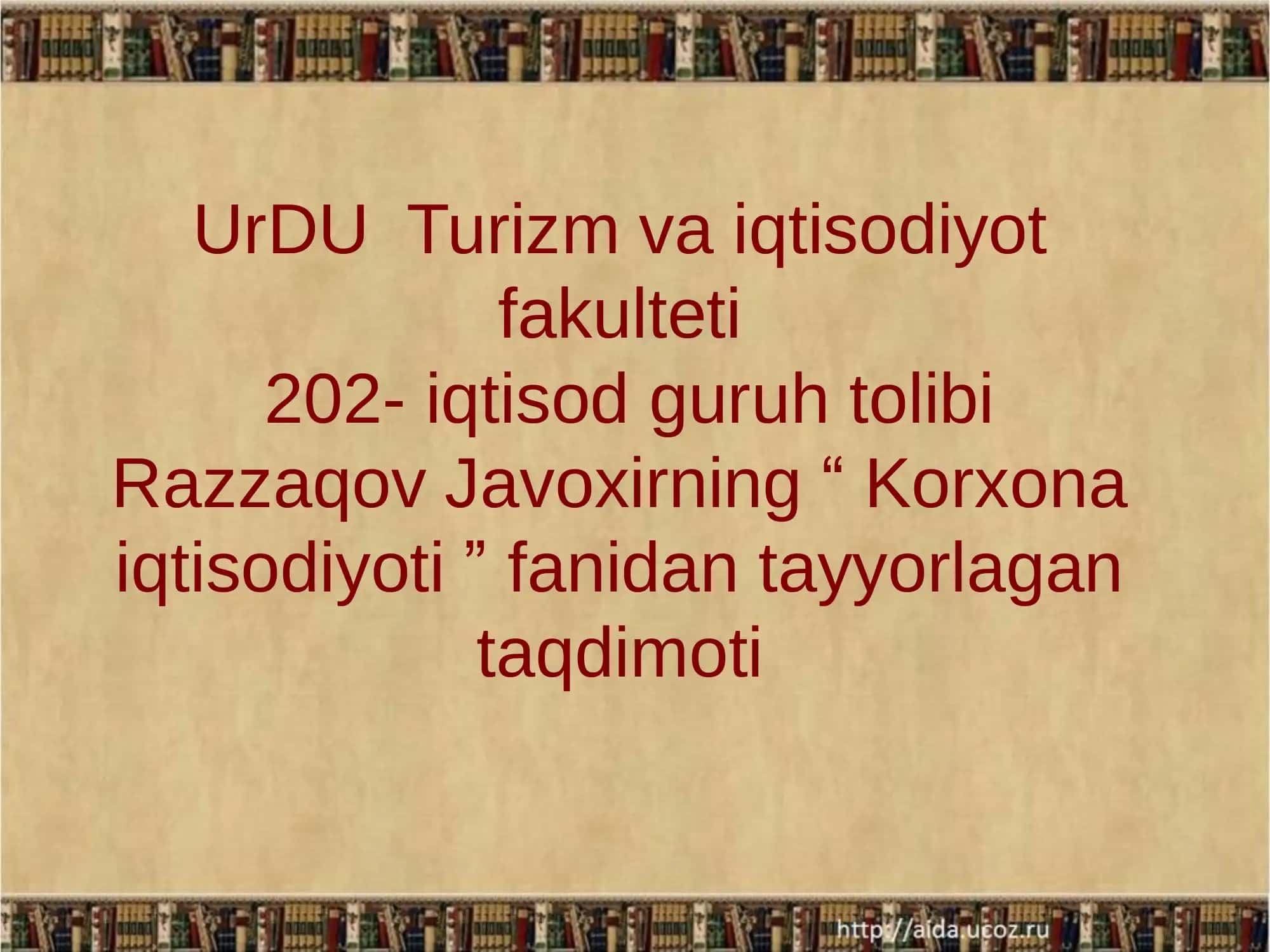 Xorazm viloyati tuman va shaharlari KBXT rivojlanganligi bo’yicha guruhlashtirish 1