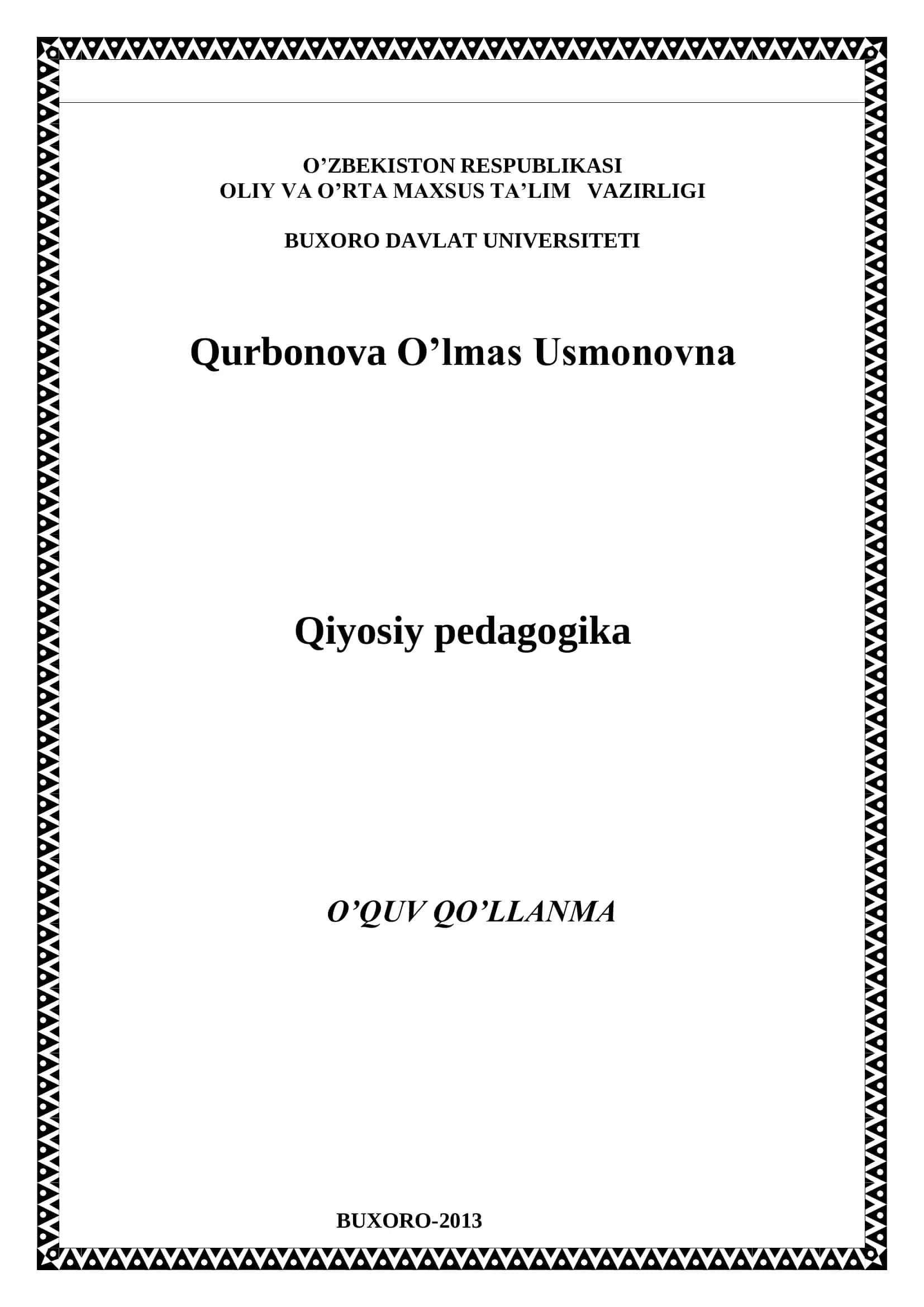 QIYOSIY PEDAGOGIKA FANINING TARAQQIYOT BOSQICHLARI 1