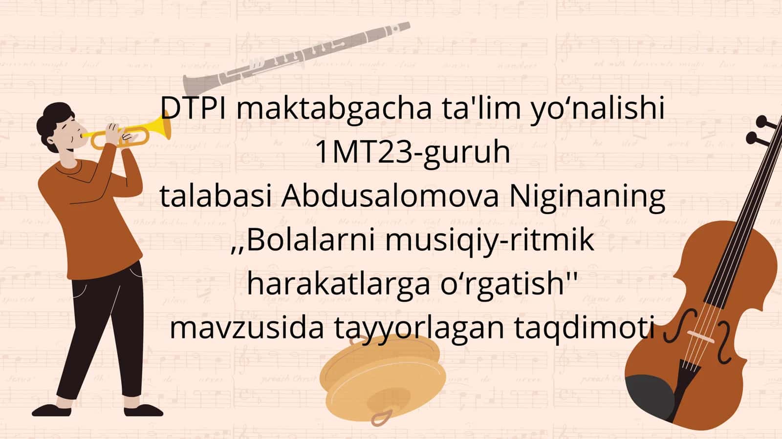 Musiqiy-ritmik harakatlar 1