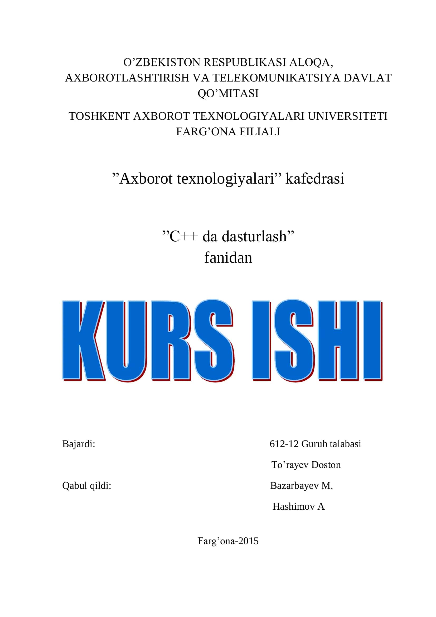 C++ da dasturlash tilida Uchburchak uchlarining to’g’ri burchak koordinatalari 1