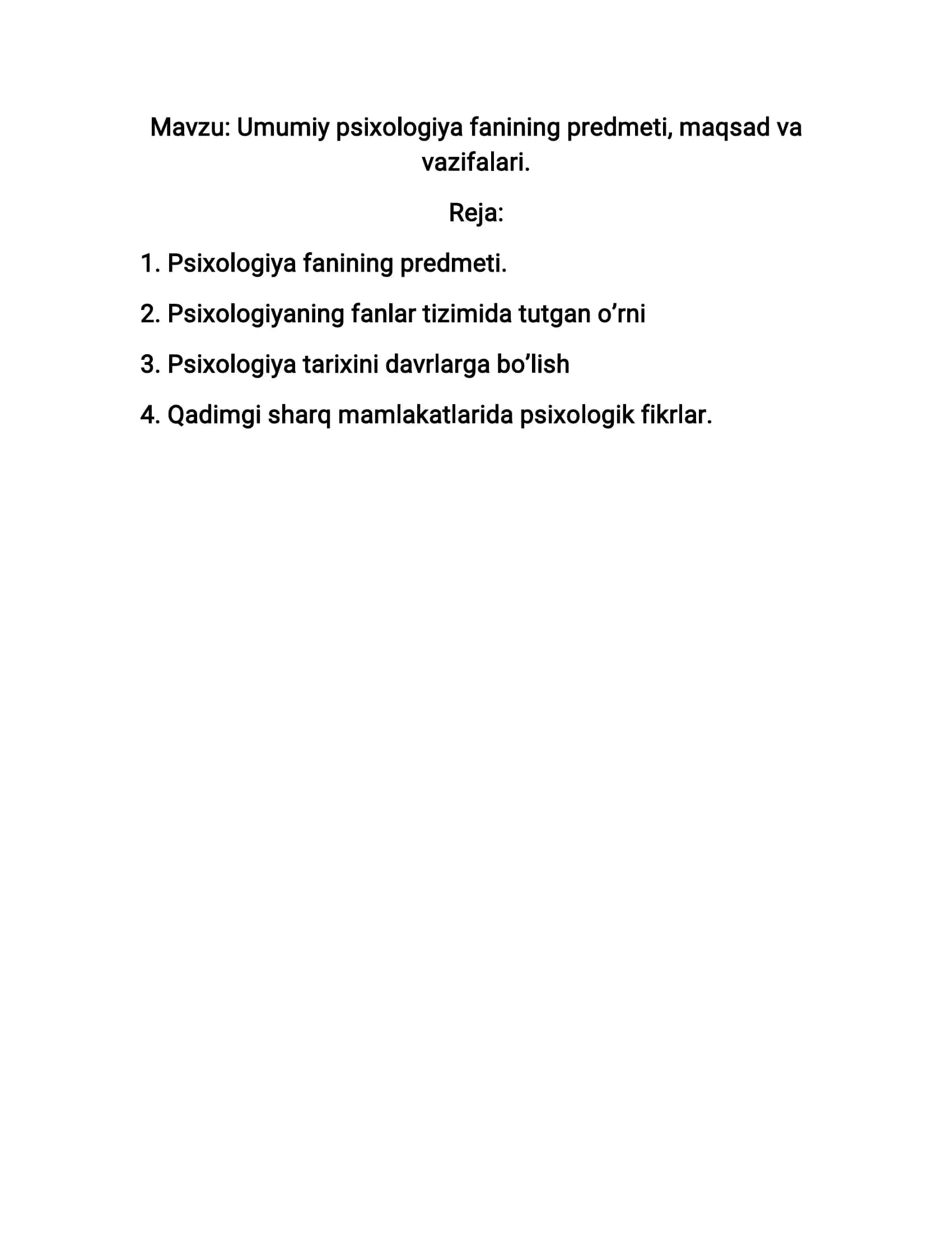 Bolalar psixologiyasi va psixodiagnostikasi 1