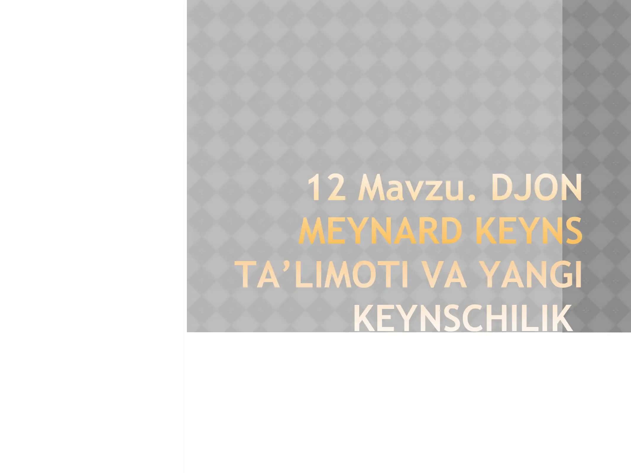 Xalqaro iqtisodiy integrasiyaga oid nazariyalar 1
