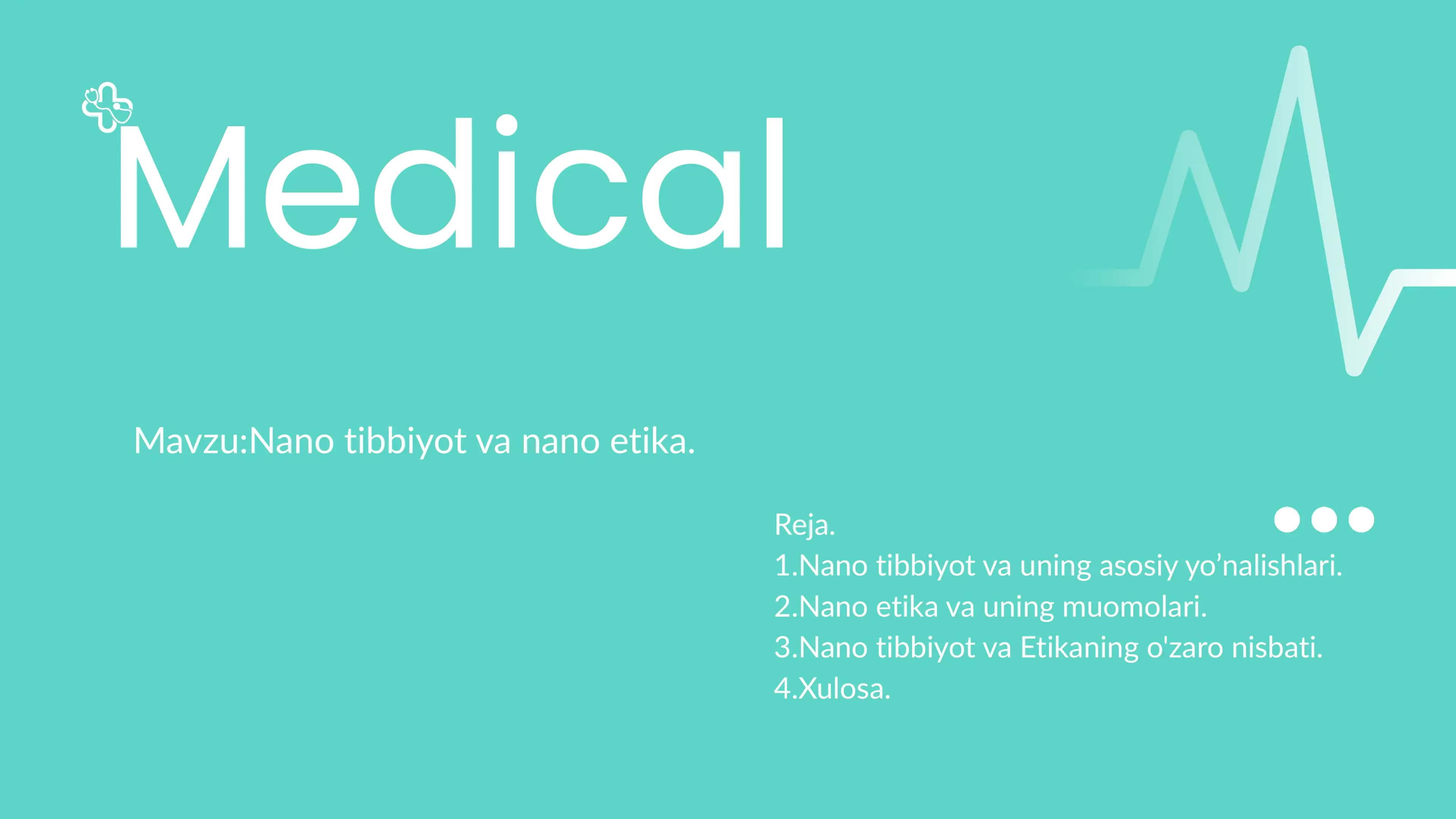 Nano tibbiyot va nano etika 1
