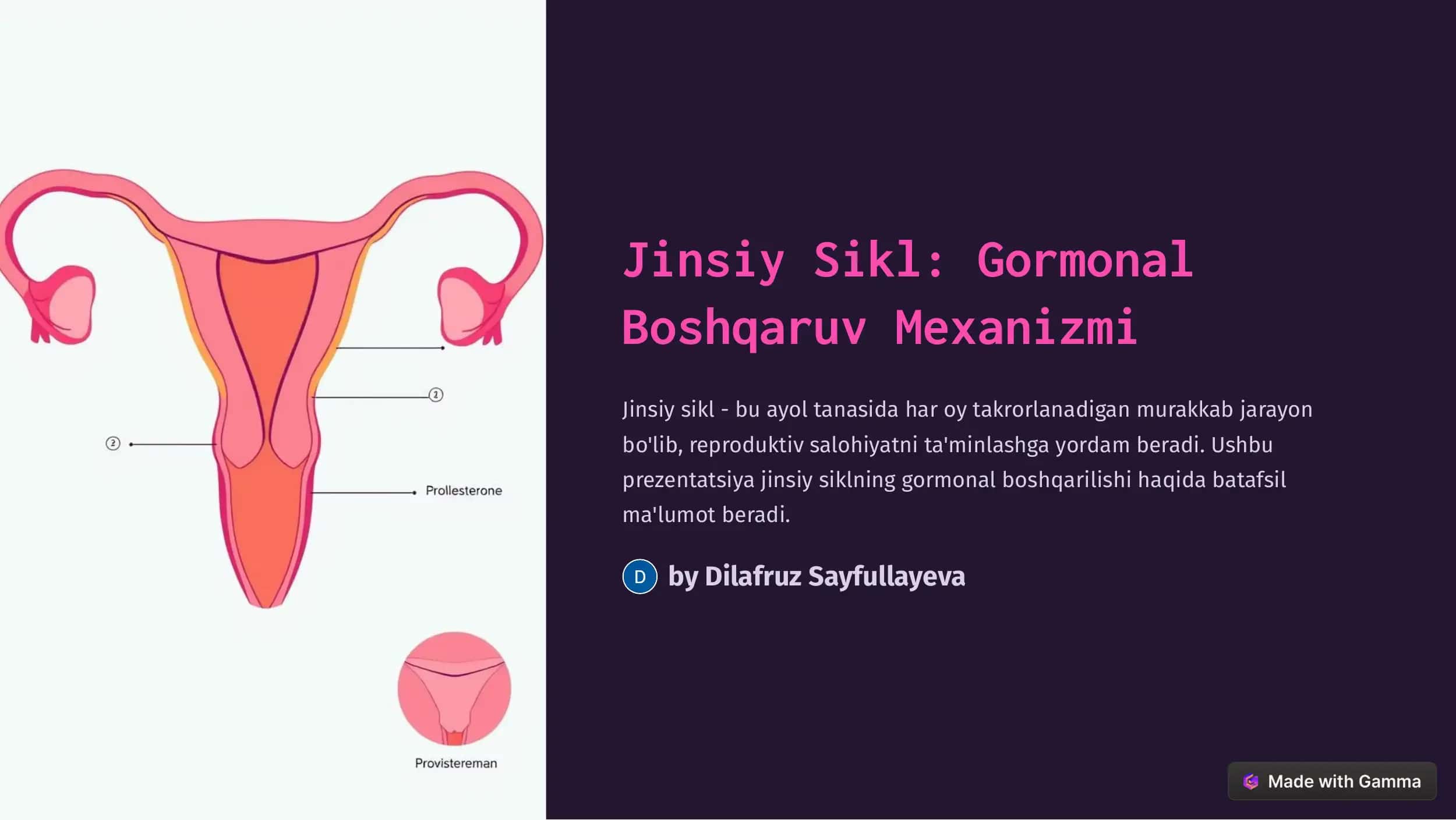 Jinsiy Sikl: Gormonal 1