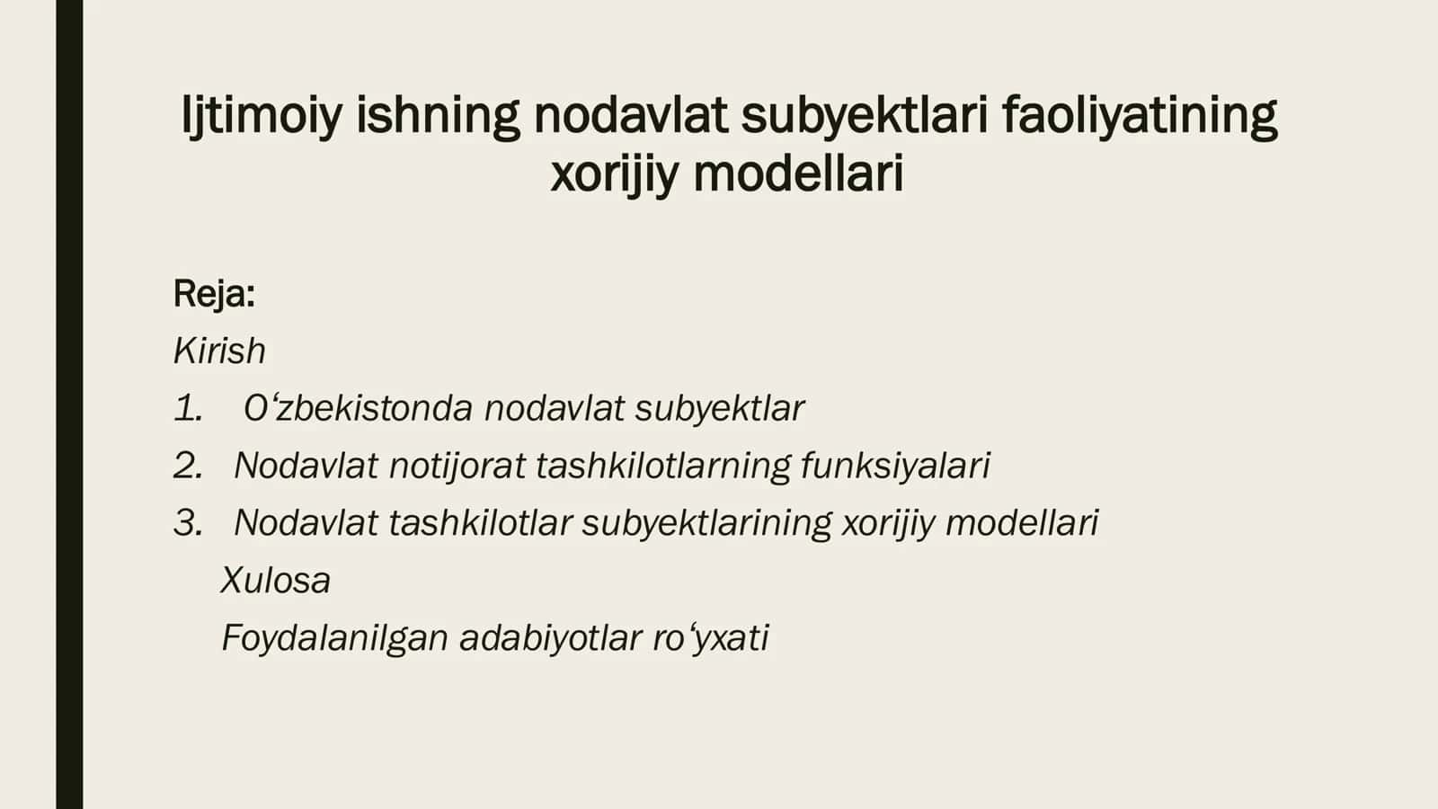 Ijtimoiy ishningnodavlatsubyektlarifaoliyatiningxorijiymodellari 1