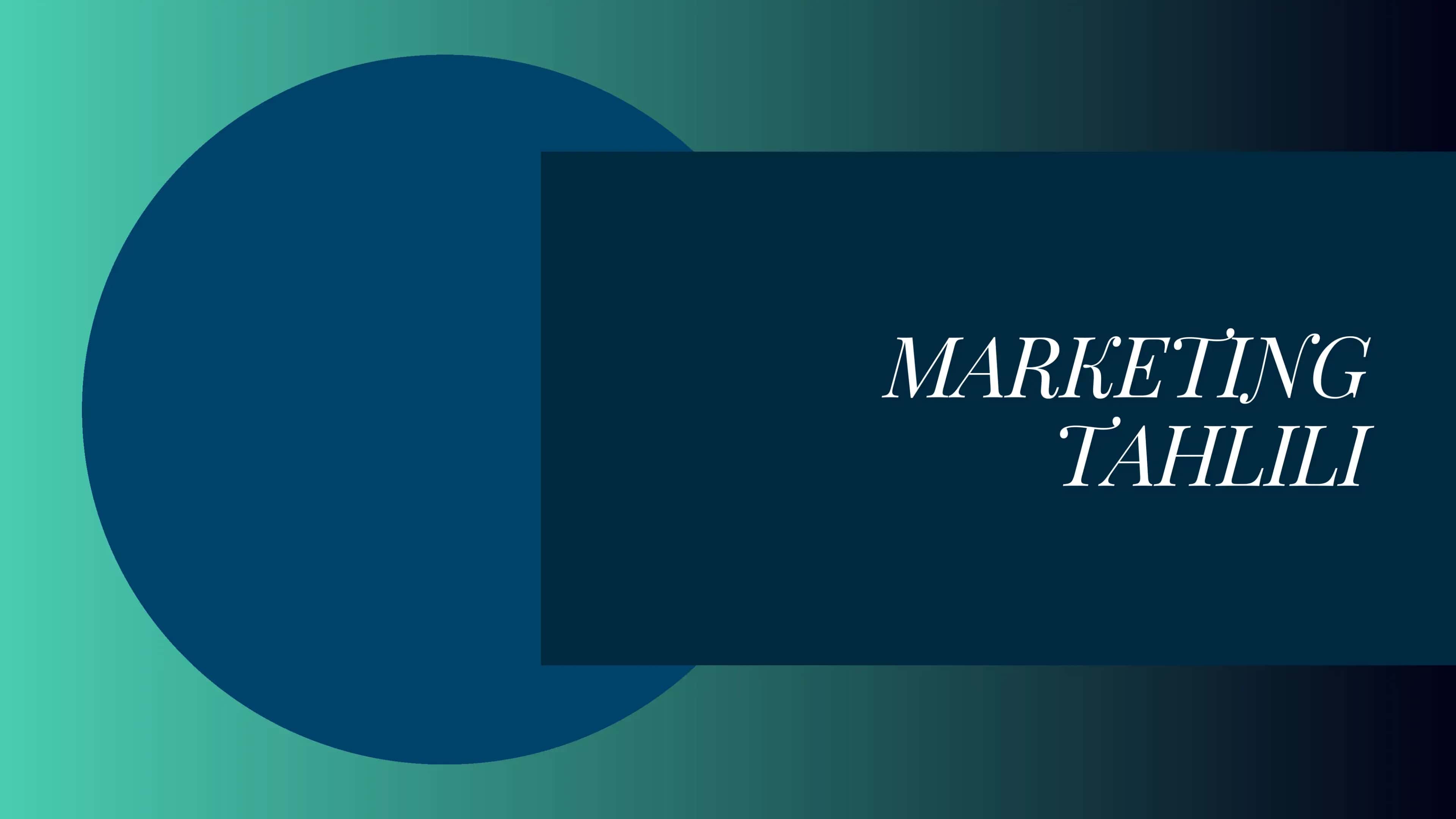 Marketing 1