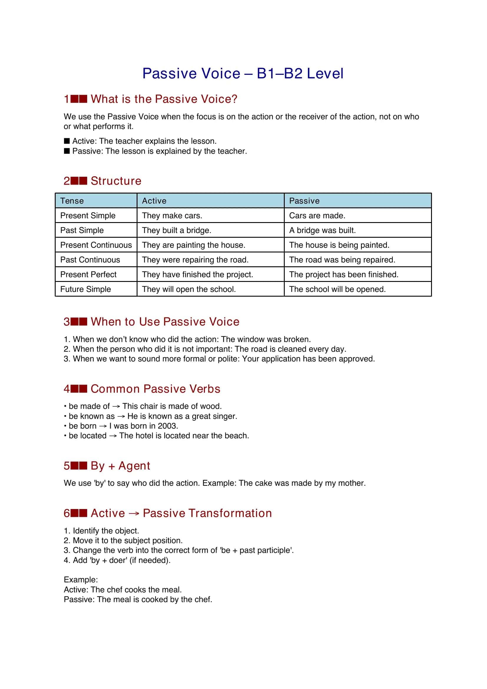 passive voice 1