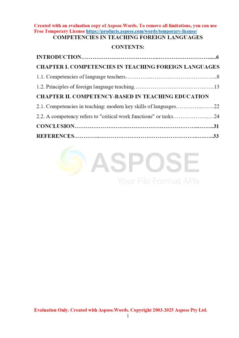 English language as foreign language 1