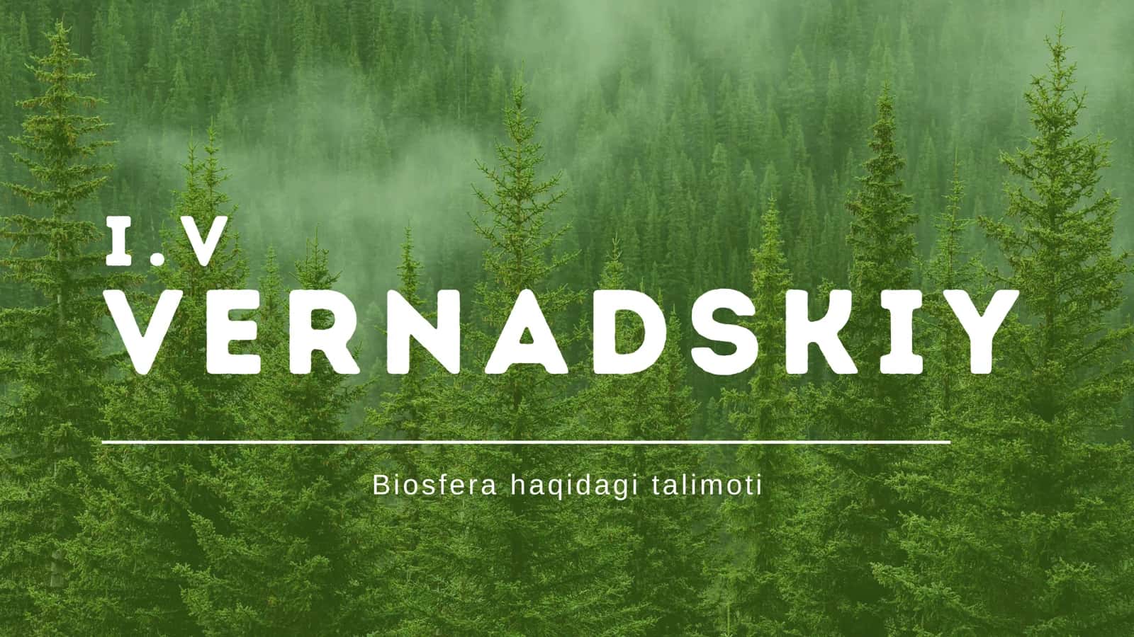 V. Vernadskiy haqida 1