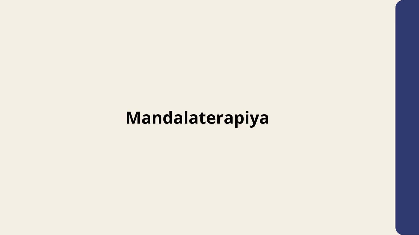 Mandalaterapiya 1