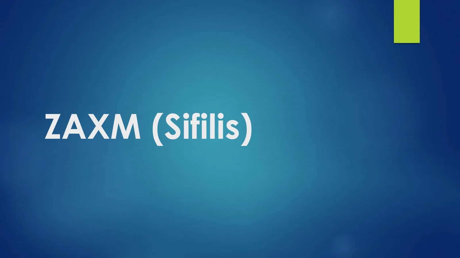 Zaxm (sifilis) 1