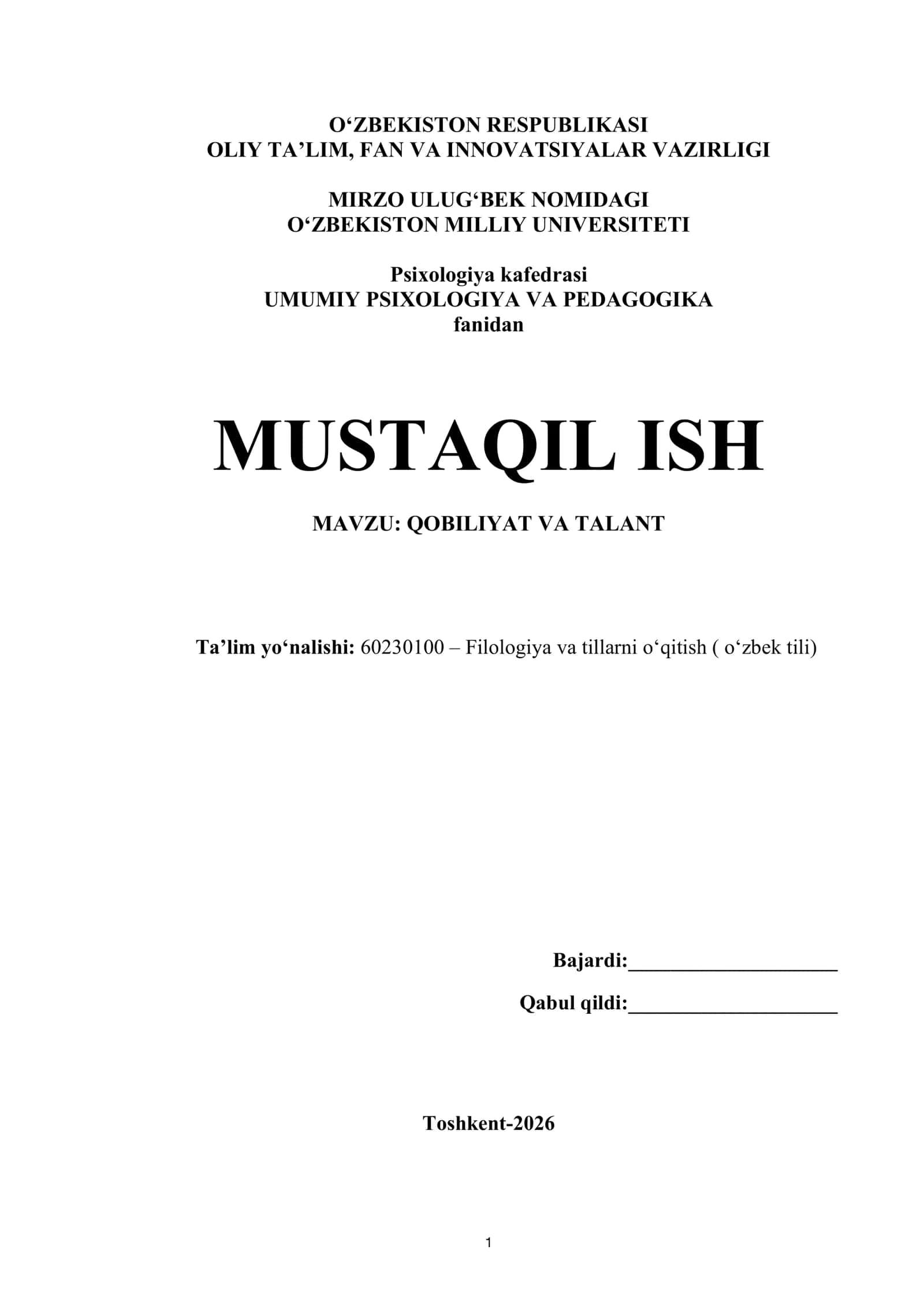 QOBILIYAT VA TALANT 1