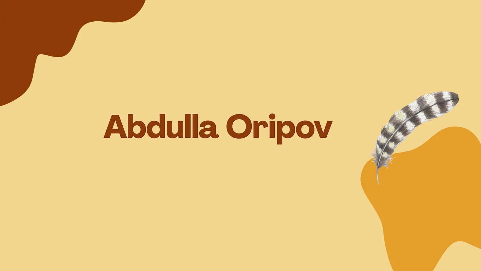 Abdulla Oripov 1