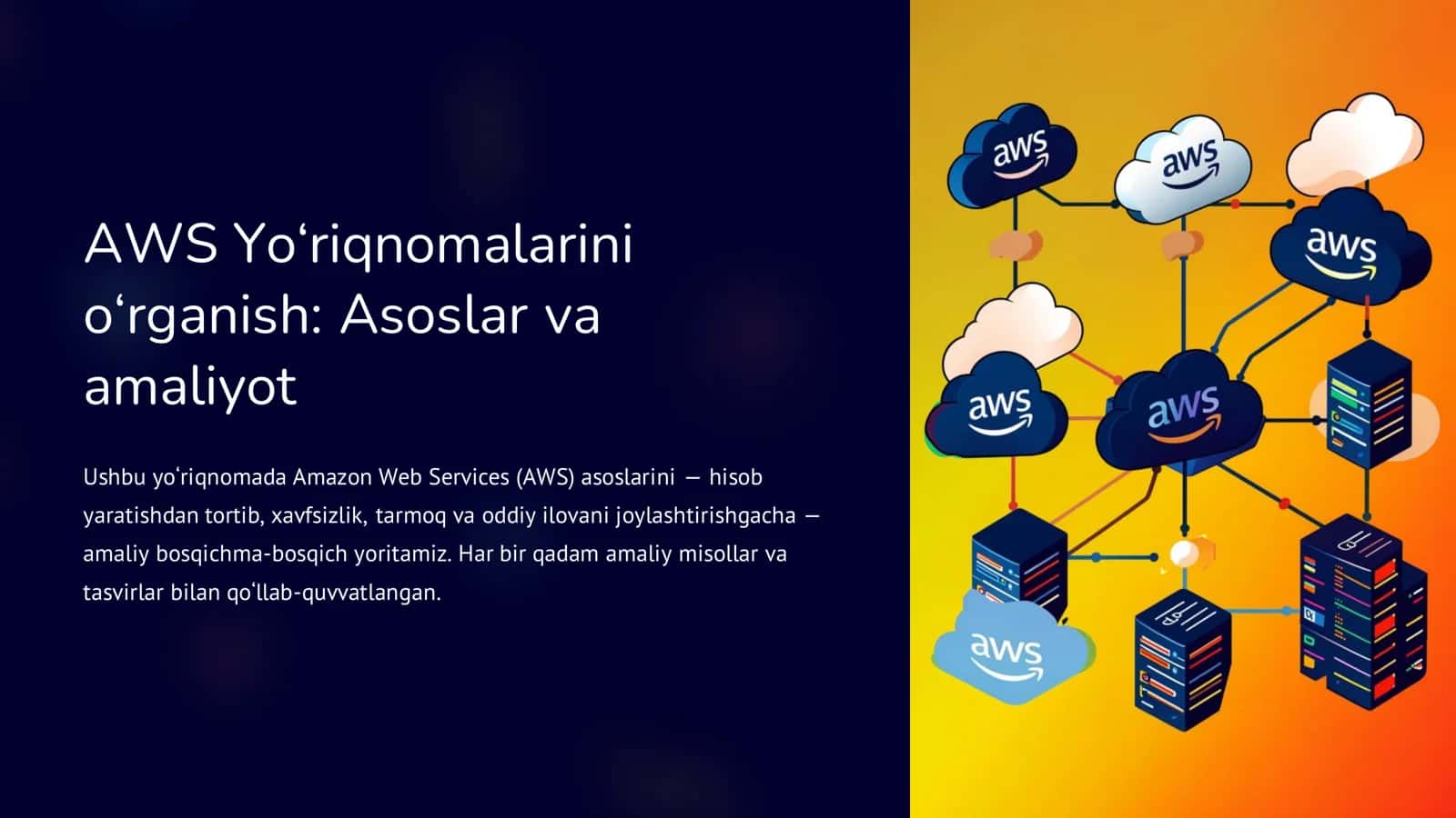 AWS Yo‘riqnomalarini o‘rganish: Asoslar va amaliyot 1