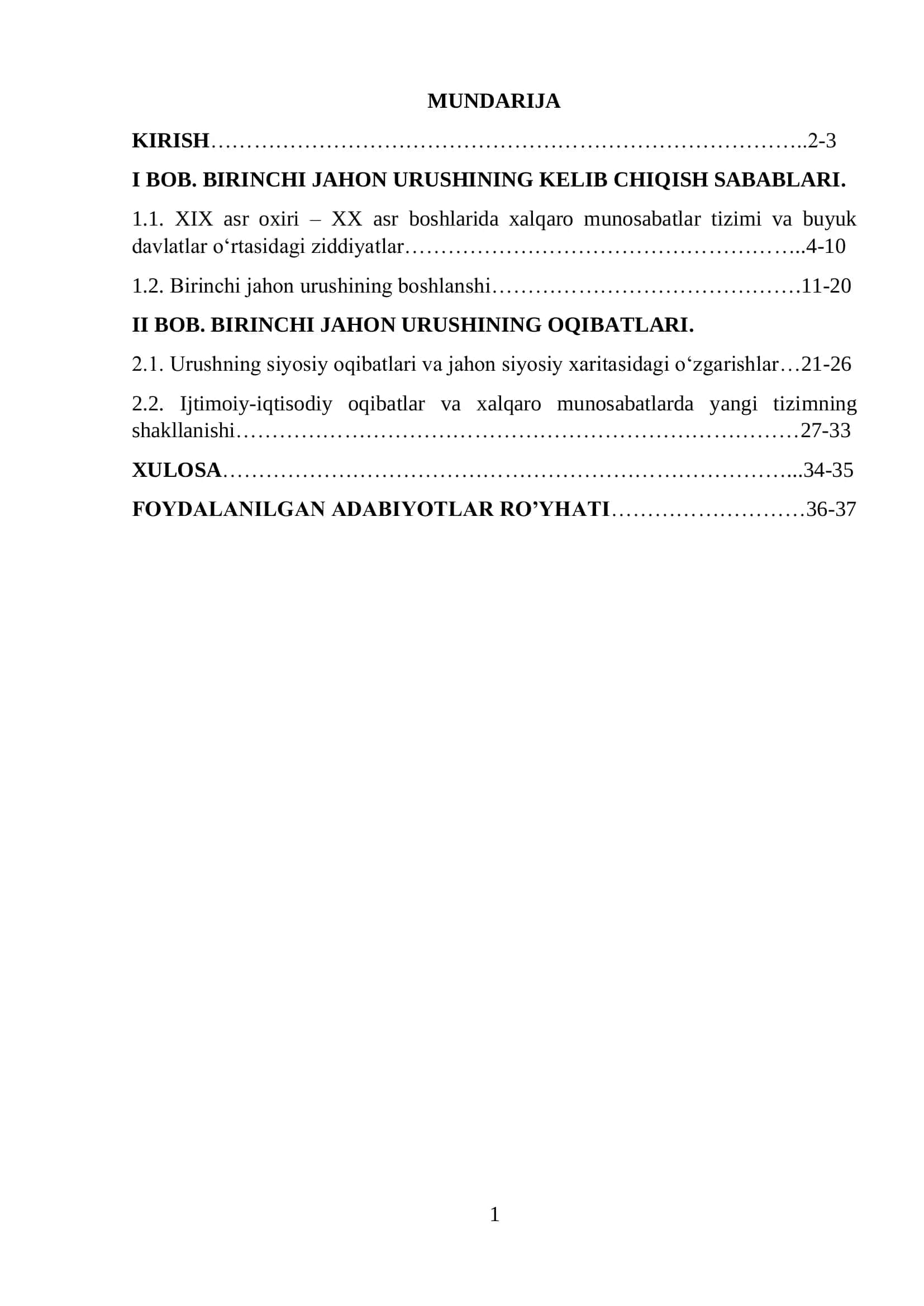 Kurs ishi mavzuning dolzarbligi 1