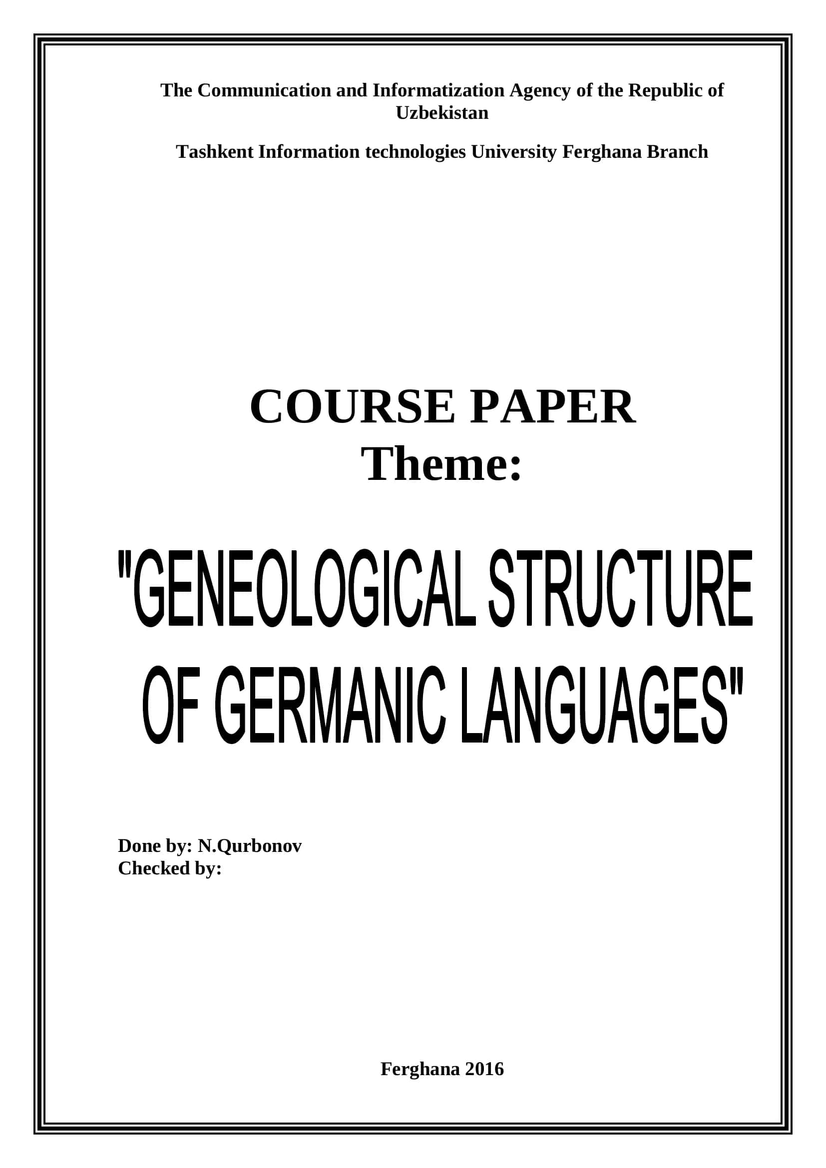 Germanic languages 1