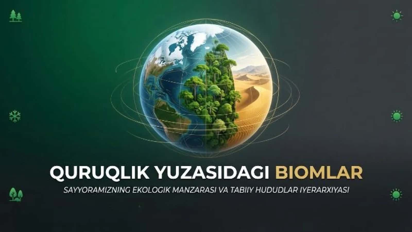 Quruqlik yuzasidagi biomlar 1