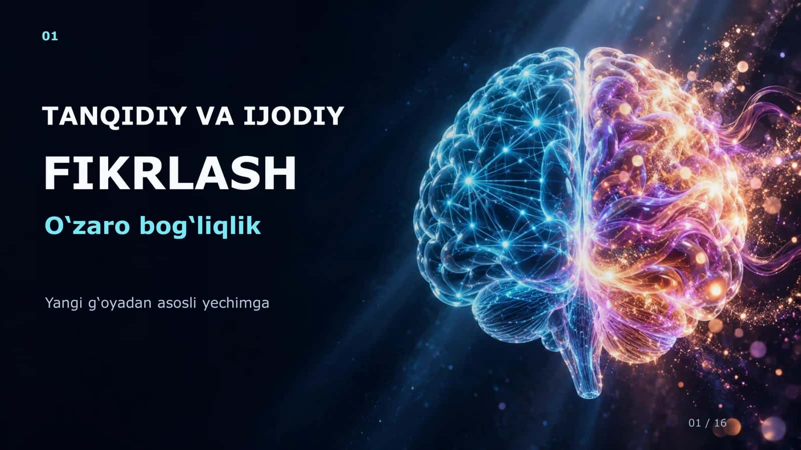 TANQIDIY VA IJODIY FIKRLASH 1