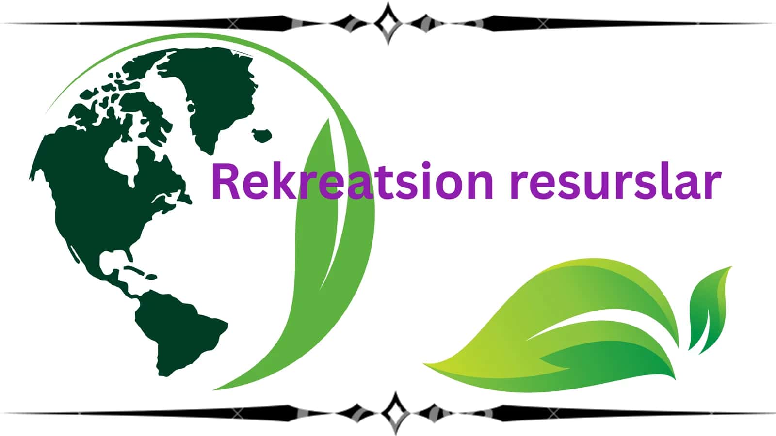 Rekreatsion resurslar 1