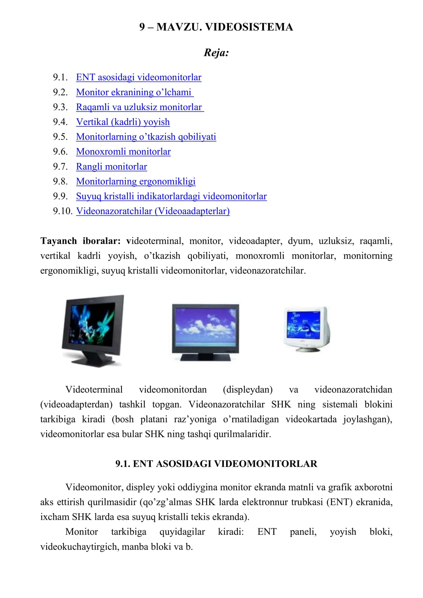 VIDEOSISTEMA 1