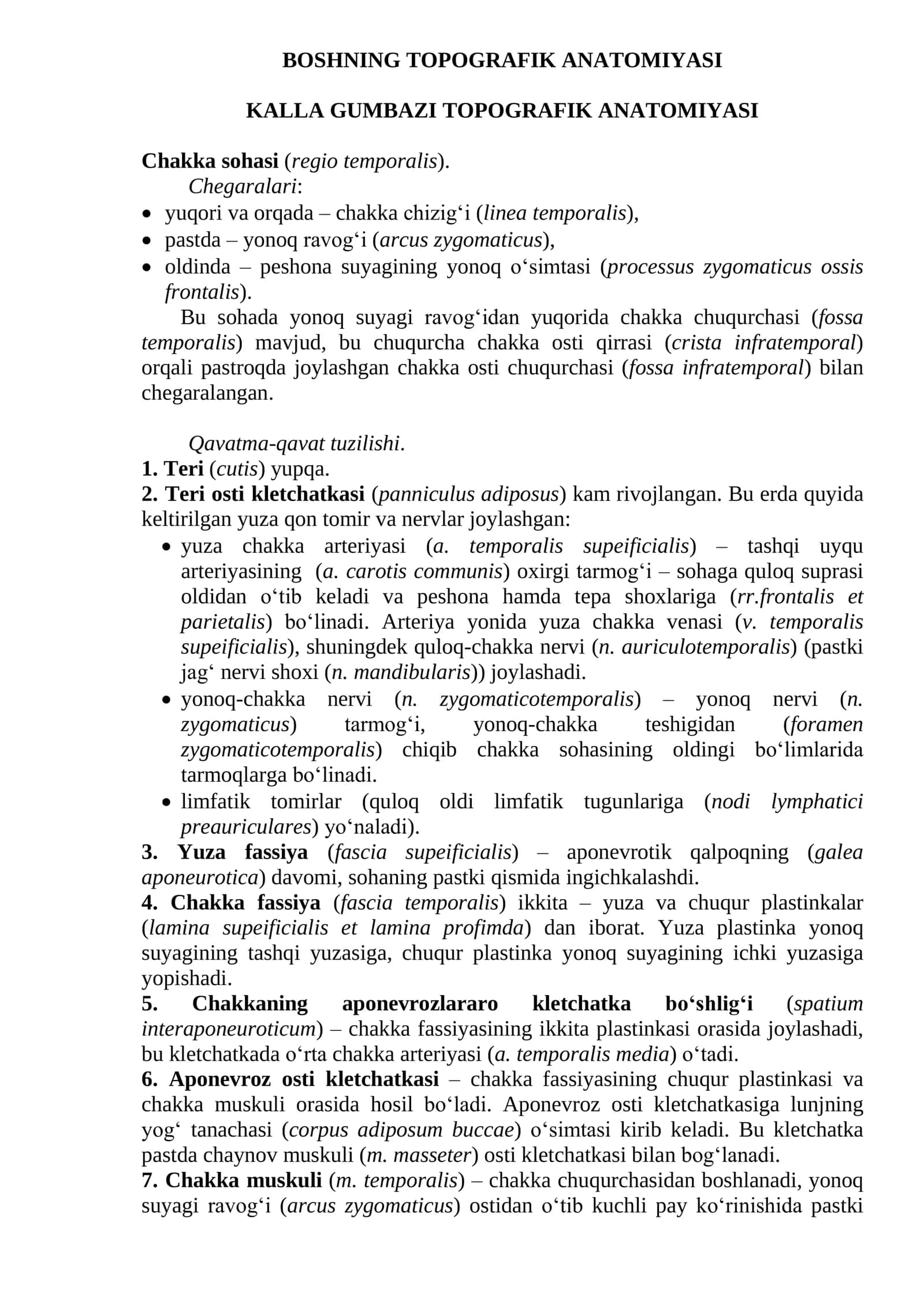 chakka sohasi topografik anatomiyasi 1