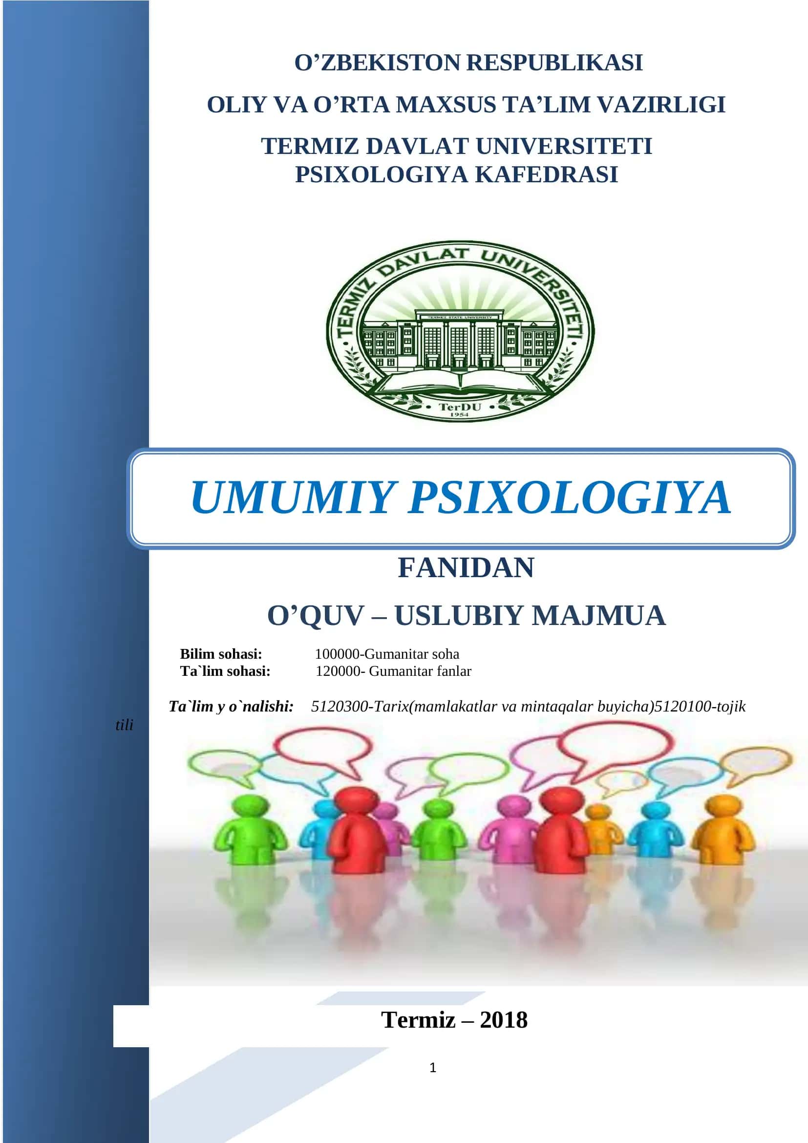UMUMIY PSIXOLOGIYA 1
