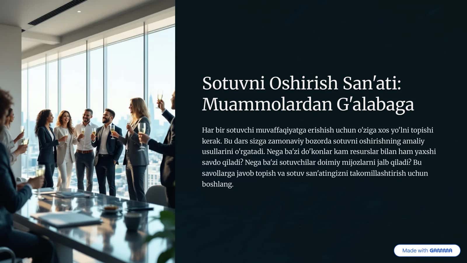 Sotuvni oshirish 1