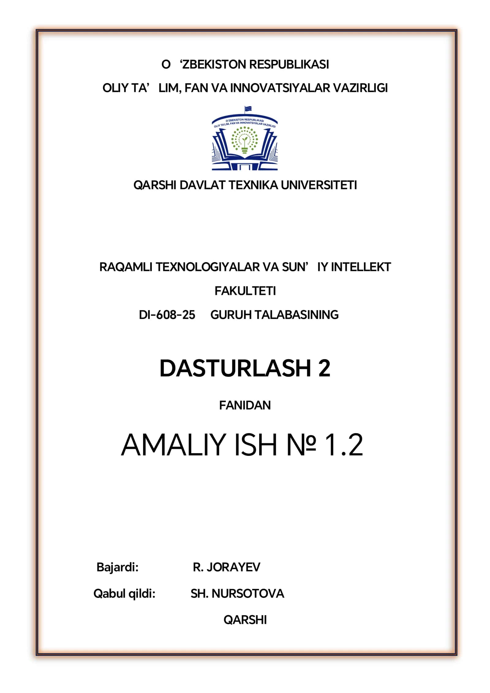 STL kutubxonalari 1