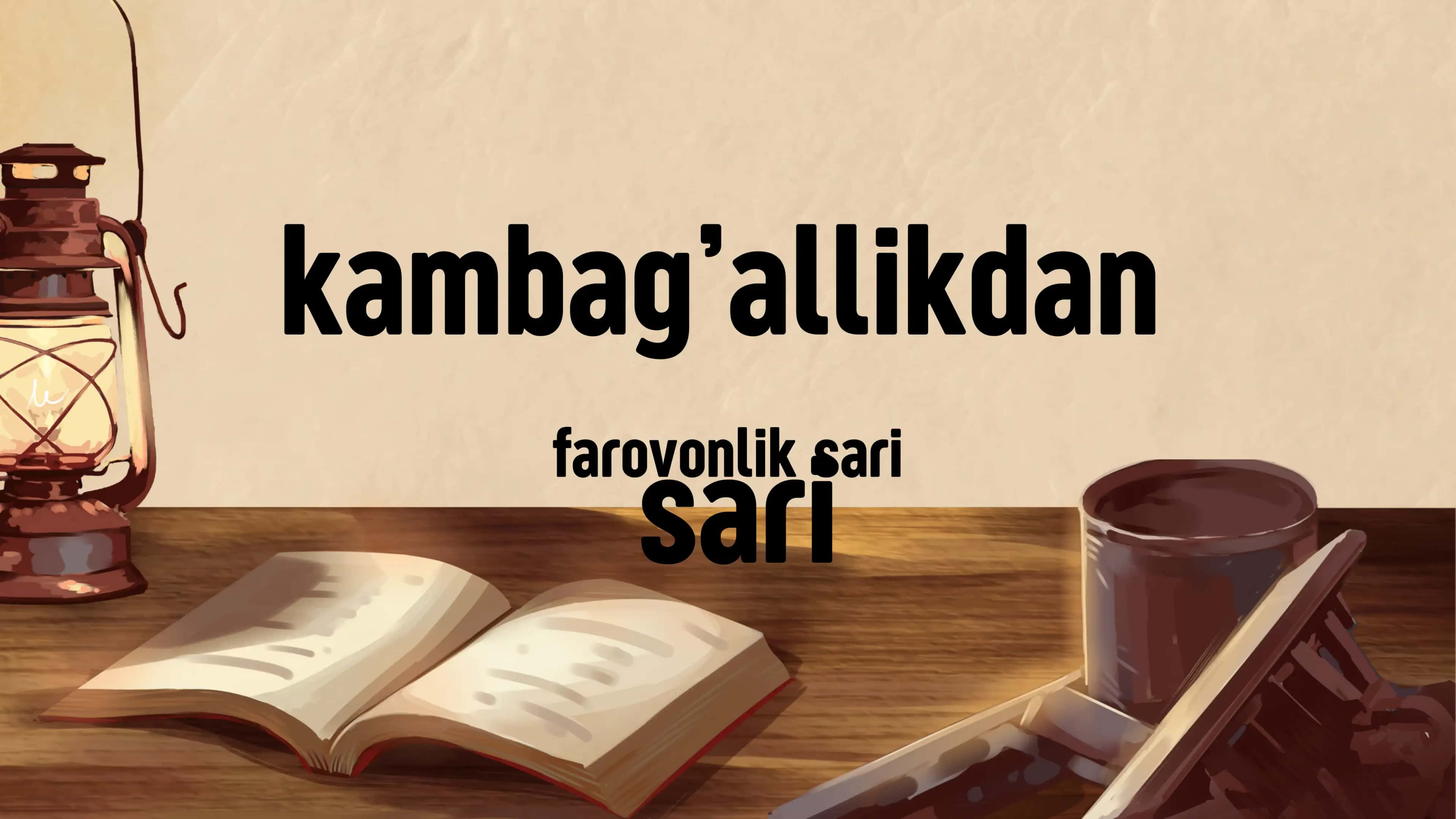 Kam bag‘rikdan farovonlik sari 1