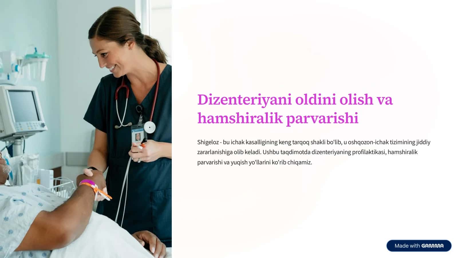 Dizenteriyaning profilaktikasi 1