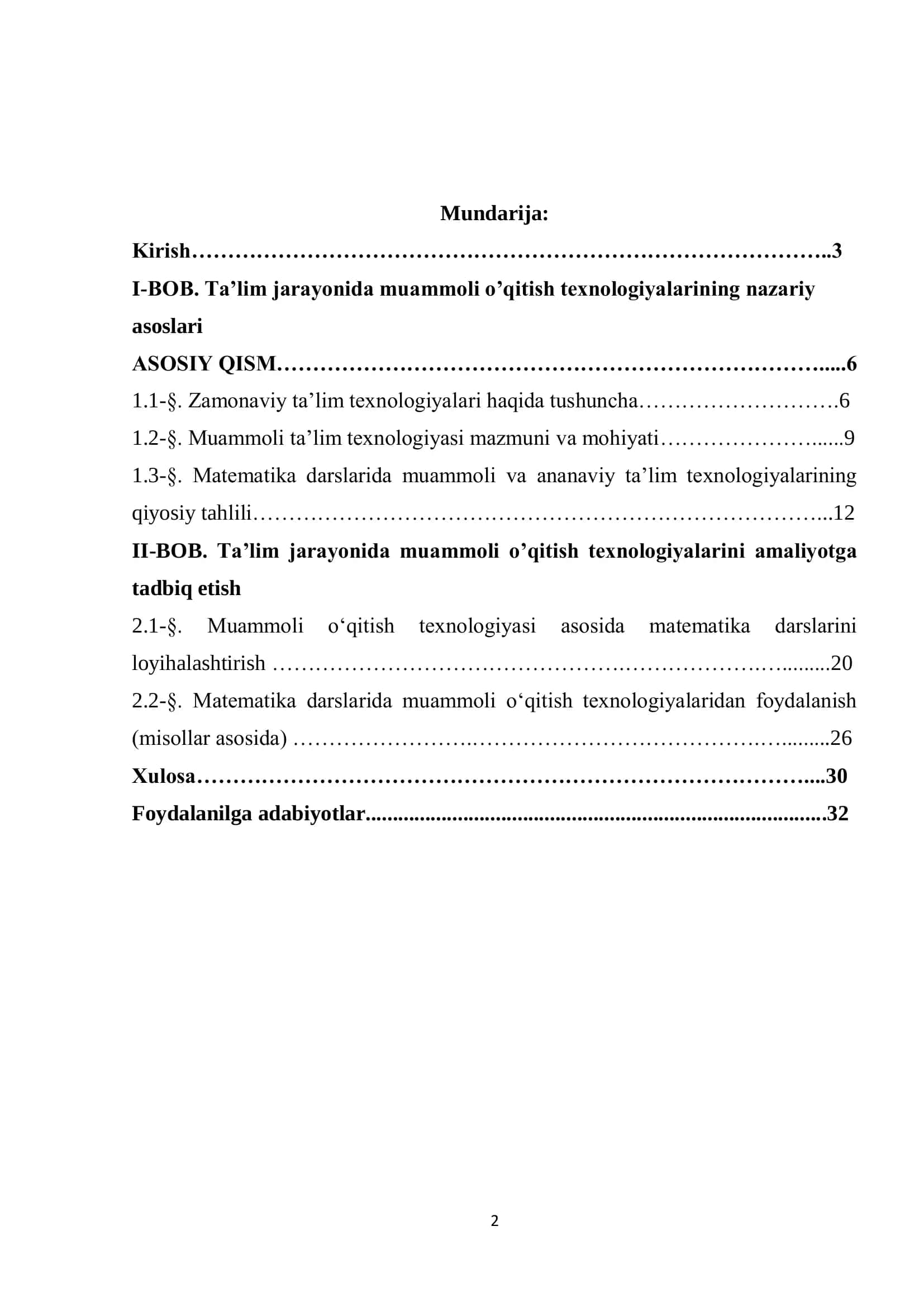 Muammoli Ta'lim Texnologiyalari 1