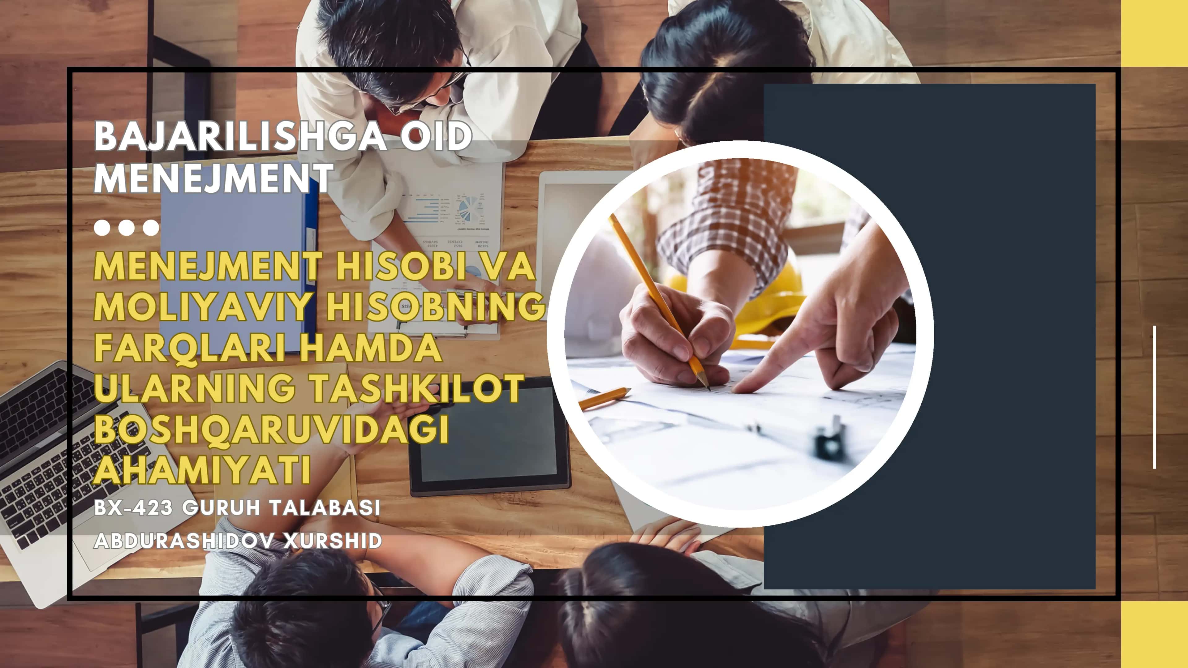 Moliyaviy hisob va menejment 1